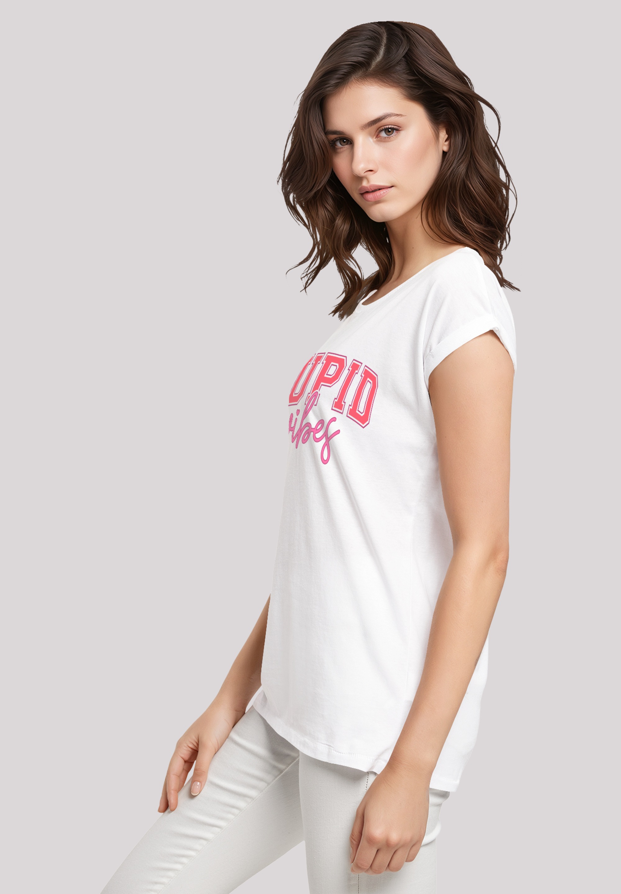 F4NT4STIC T-Shirt »Cupid Vibes Valentinstag Amor«, Premium Qualität