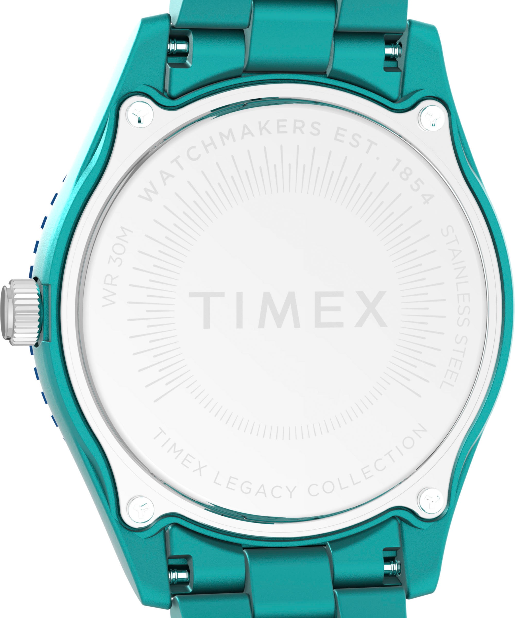 Timex Quarzuhr »LEGACY 37 mm«, Armbanduhr, Damenuhr,Kunststoffarmband, Leuchtzeiger