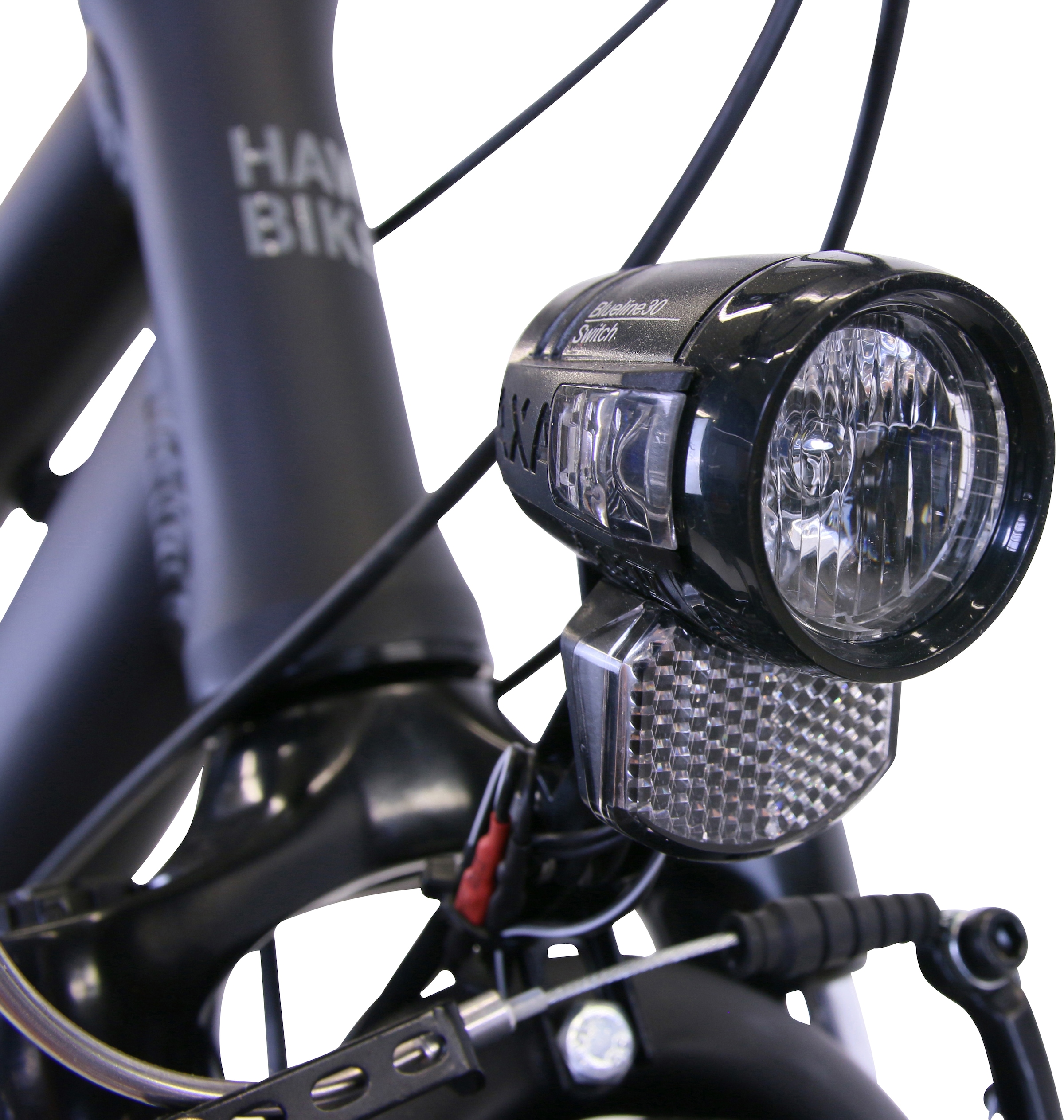 HAWK Bikes Trekkingrad »HAWK Trekking Lady Premium Plus Black«, 24 Gang, microSHIFT