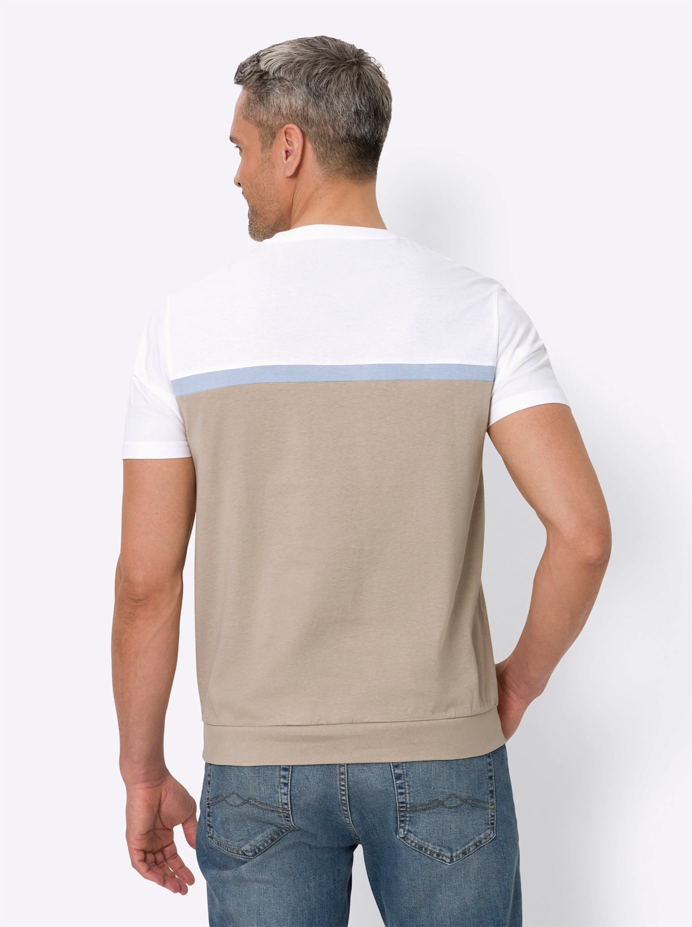 Classic Rundhalsshirt "Rundhals-Shirt" 1 Stk. tlg. günstig online kaufen