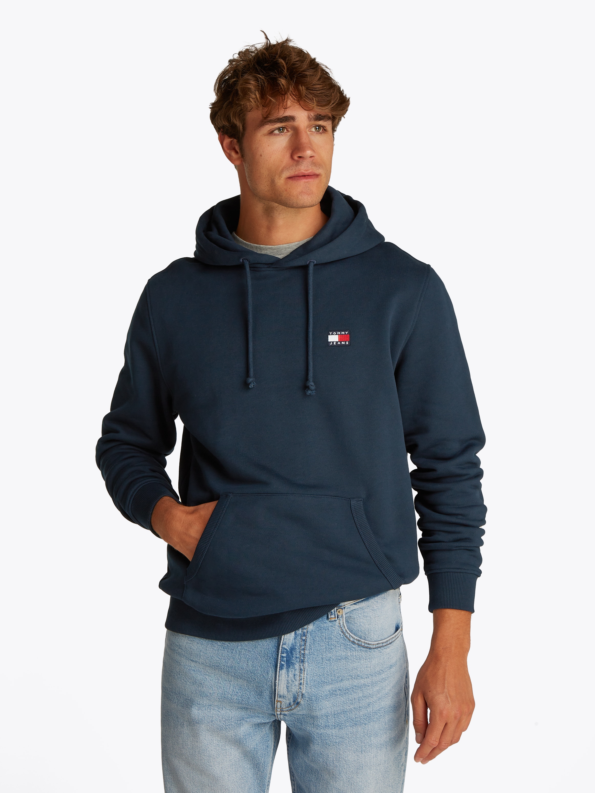 Tommy Jeans "TJM REG BADGE HOODIE EXT", Mit Rundhalsausschnitt günstig online kaufen
