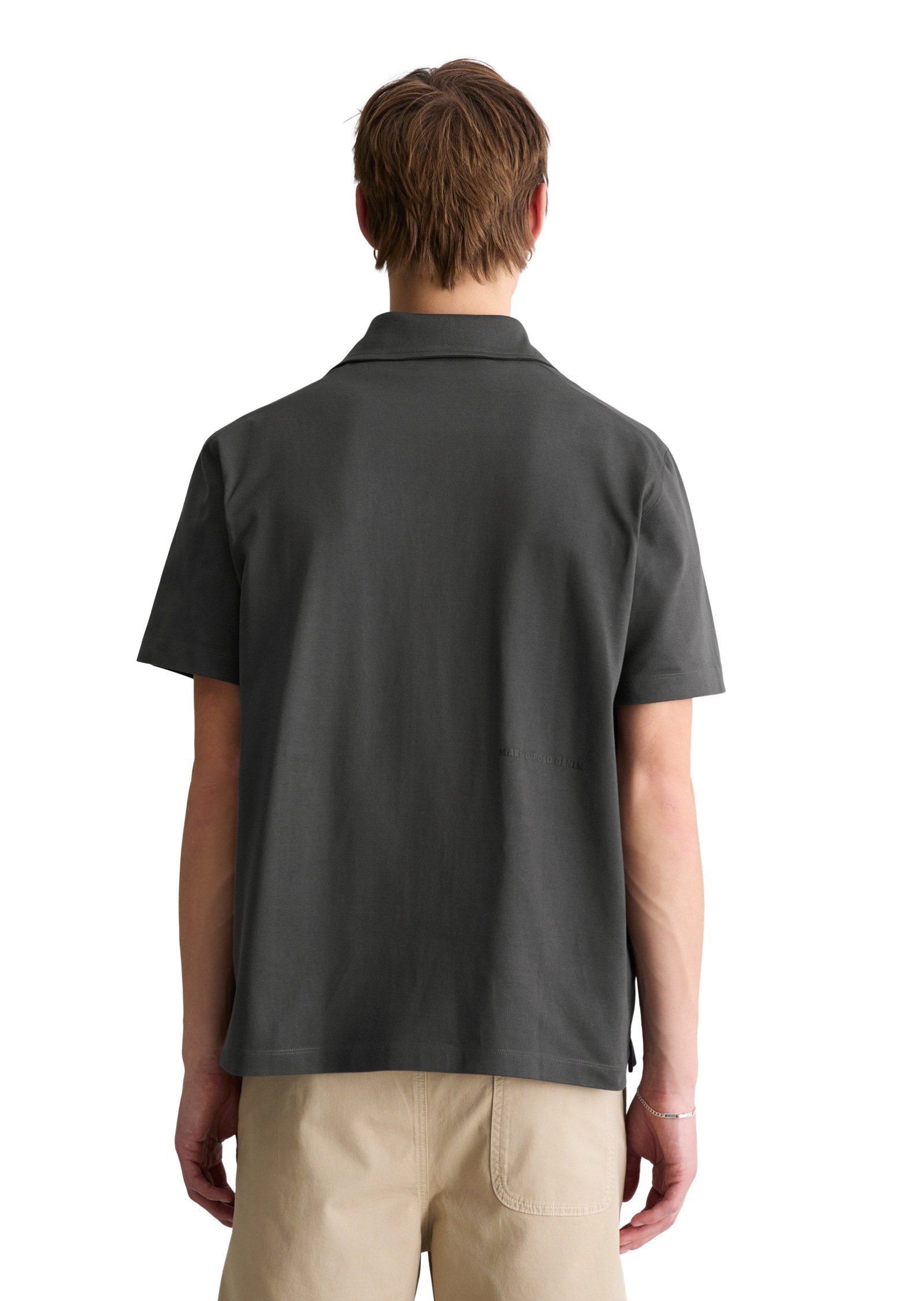 Thumbnail - Marc OPolo DENIM Kurzarmhemd "aus schwerem Bio-Baumwoll-Jersey"