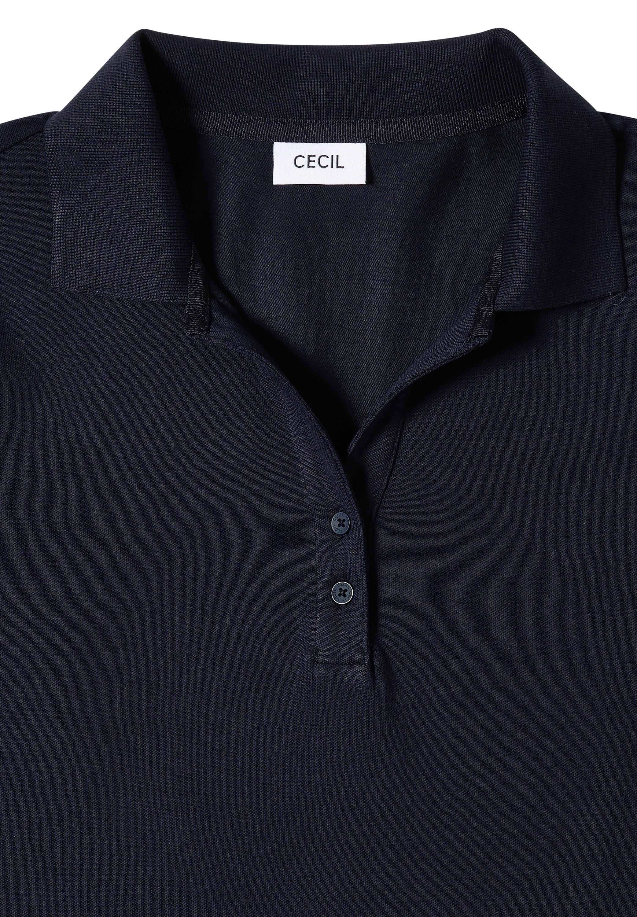 Cecil Poloshirt mit 3/4 Ärmeln