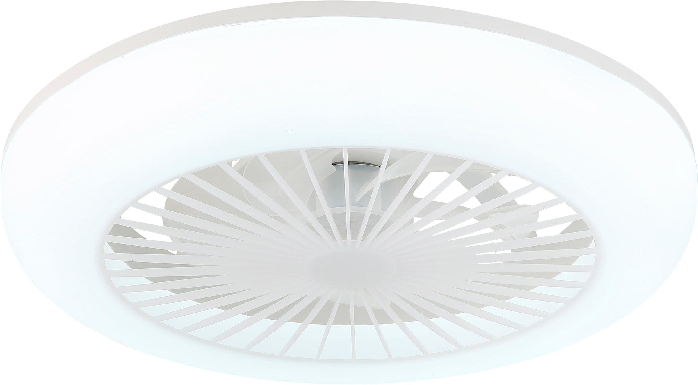 GLOBO LIGHTING Deckenleuchte »FERRELL« LED-Modul 1 Stk. Deckenventilator mit LED, dimmbar, smart & energiesparend