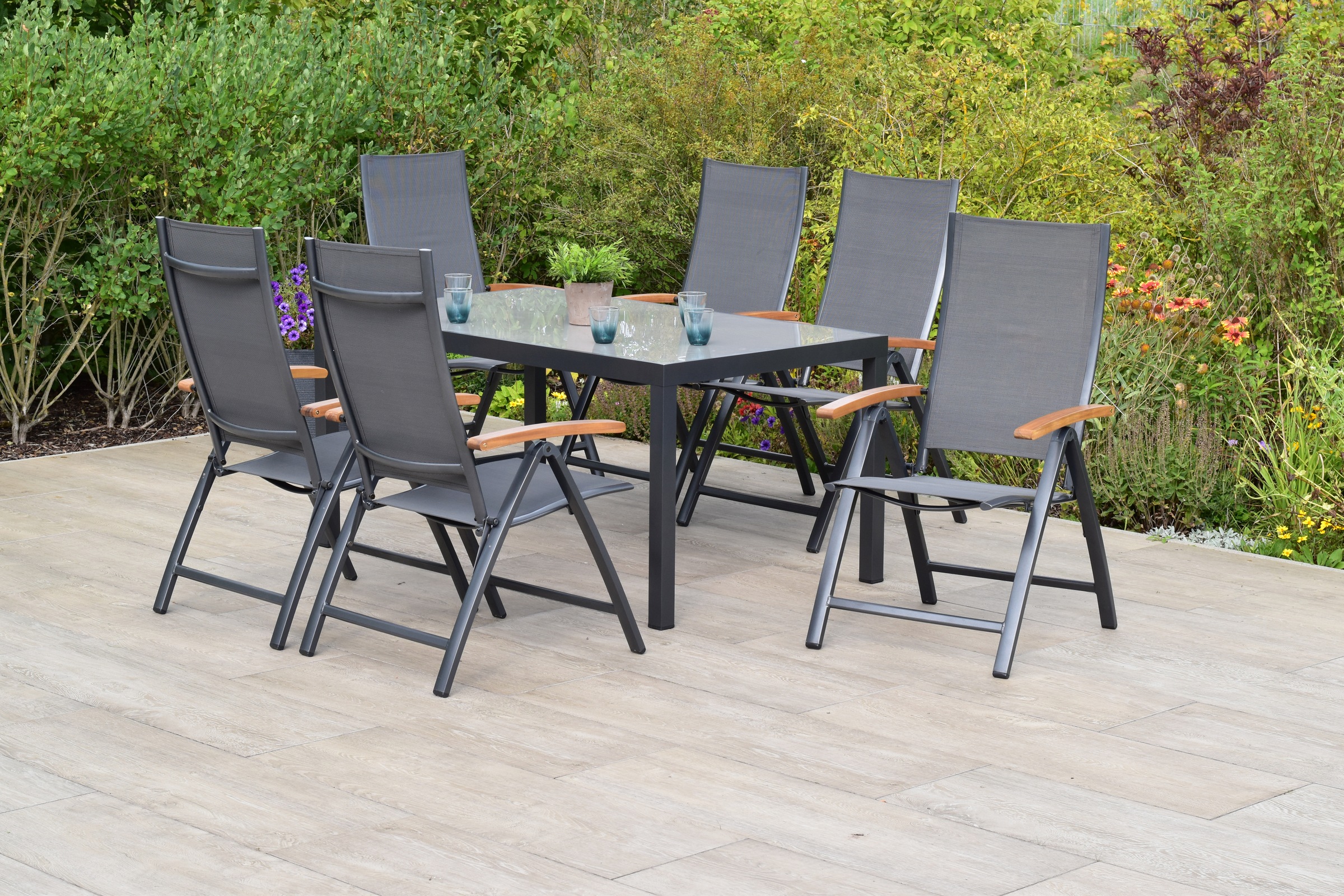 MERXX Garten-Essgruppe »»Toblino«« (Set 7 da...