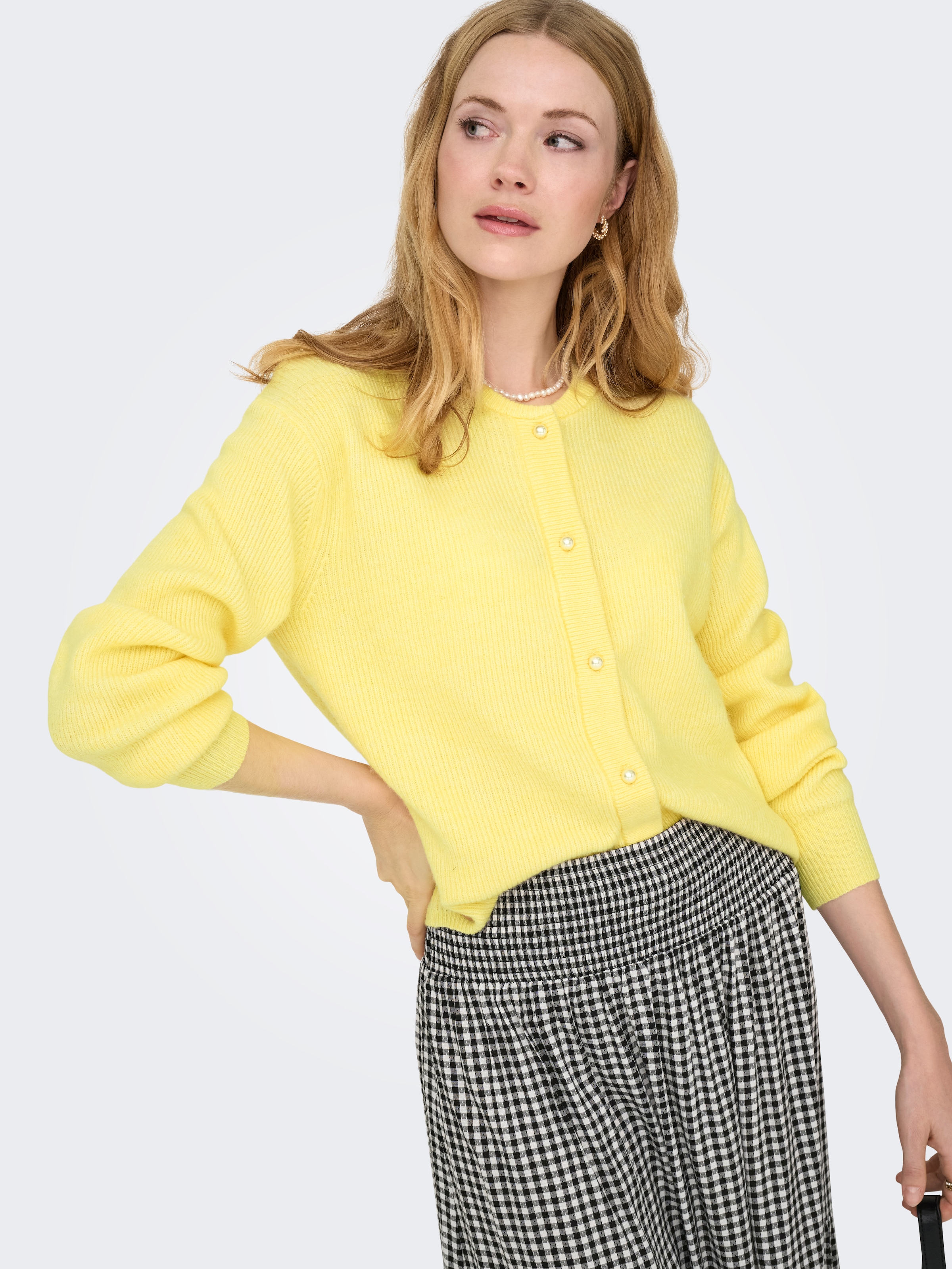 JDY Strickjacke »JDYLUMI LIFE L/S BUTTON CARDIGA KNT NOOS«
