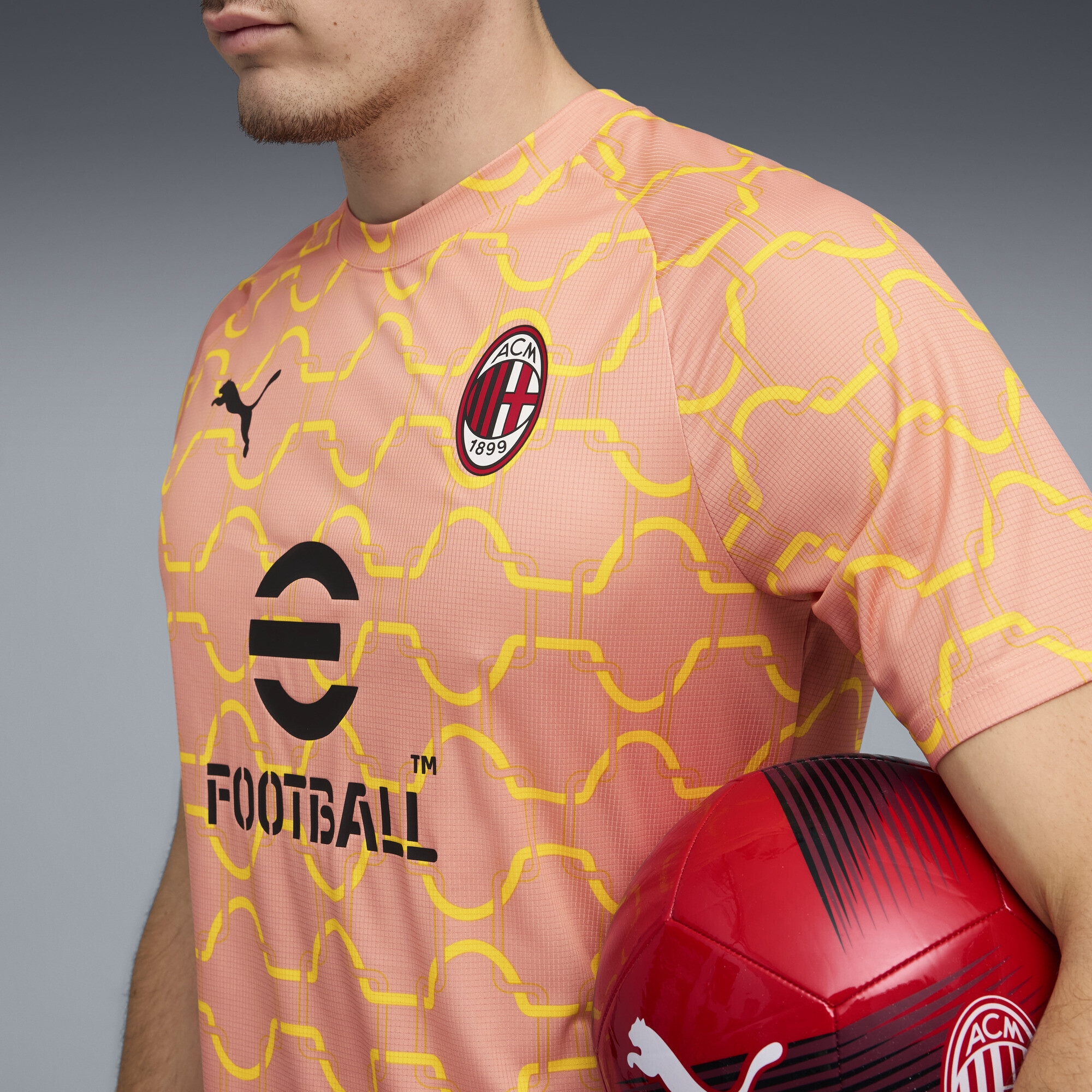 PUMA Trainingsshirt »AC Milan Aufwärmtrikot Herren«