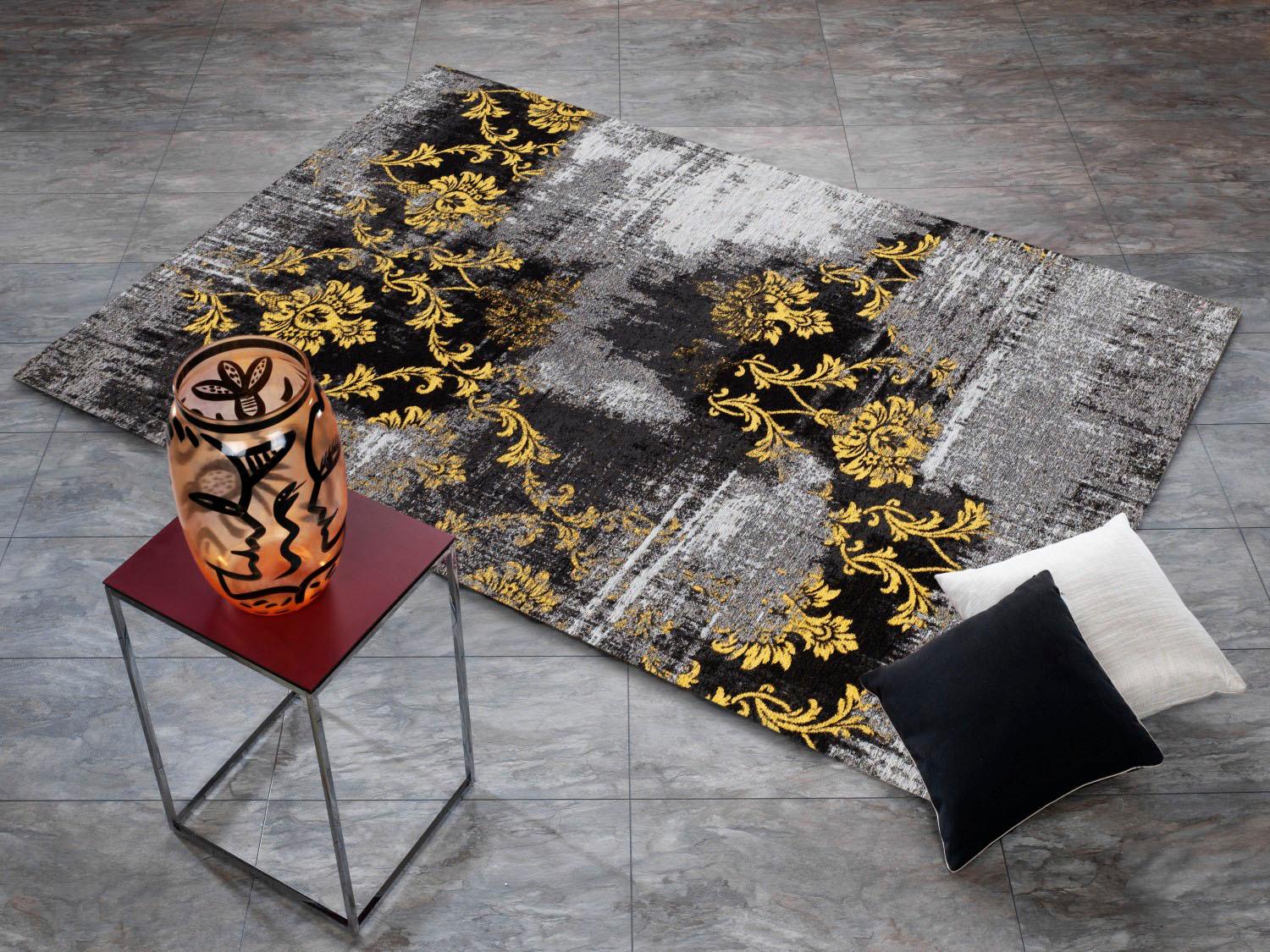 OCI DIE TEPPICHMARKE Teppich "Diana Melody" rechteckig 5 mm Höhe Flachgewebe, Baumwollanteil, Kurzflor, Wohnzimmer