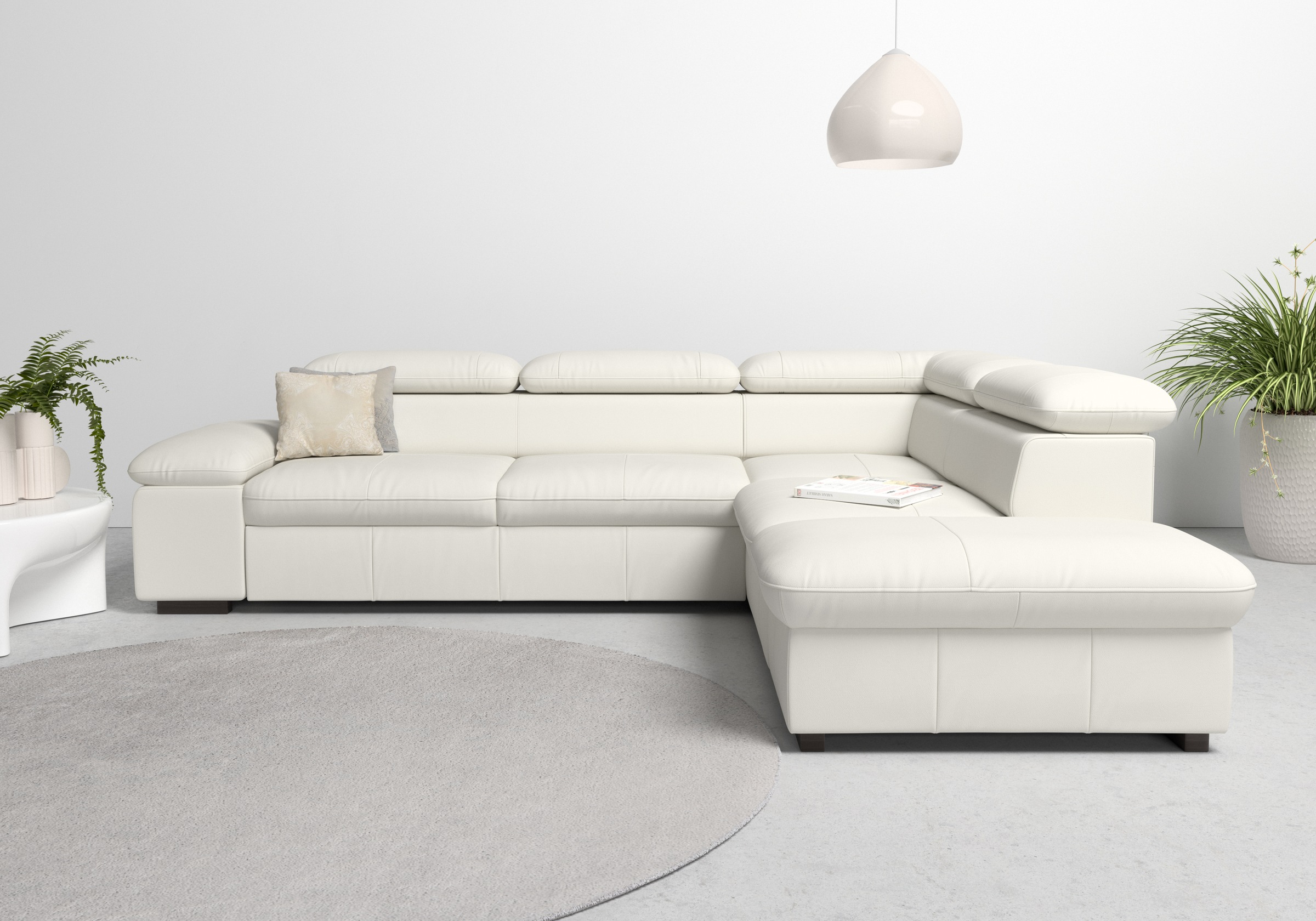 Thumbnail - Home affaire Ecksofa "Alberto L-Form", mit Kopfteilverstellung, wahlweise mit Bettfunktion