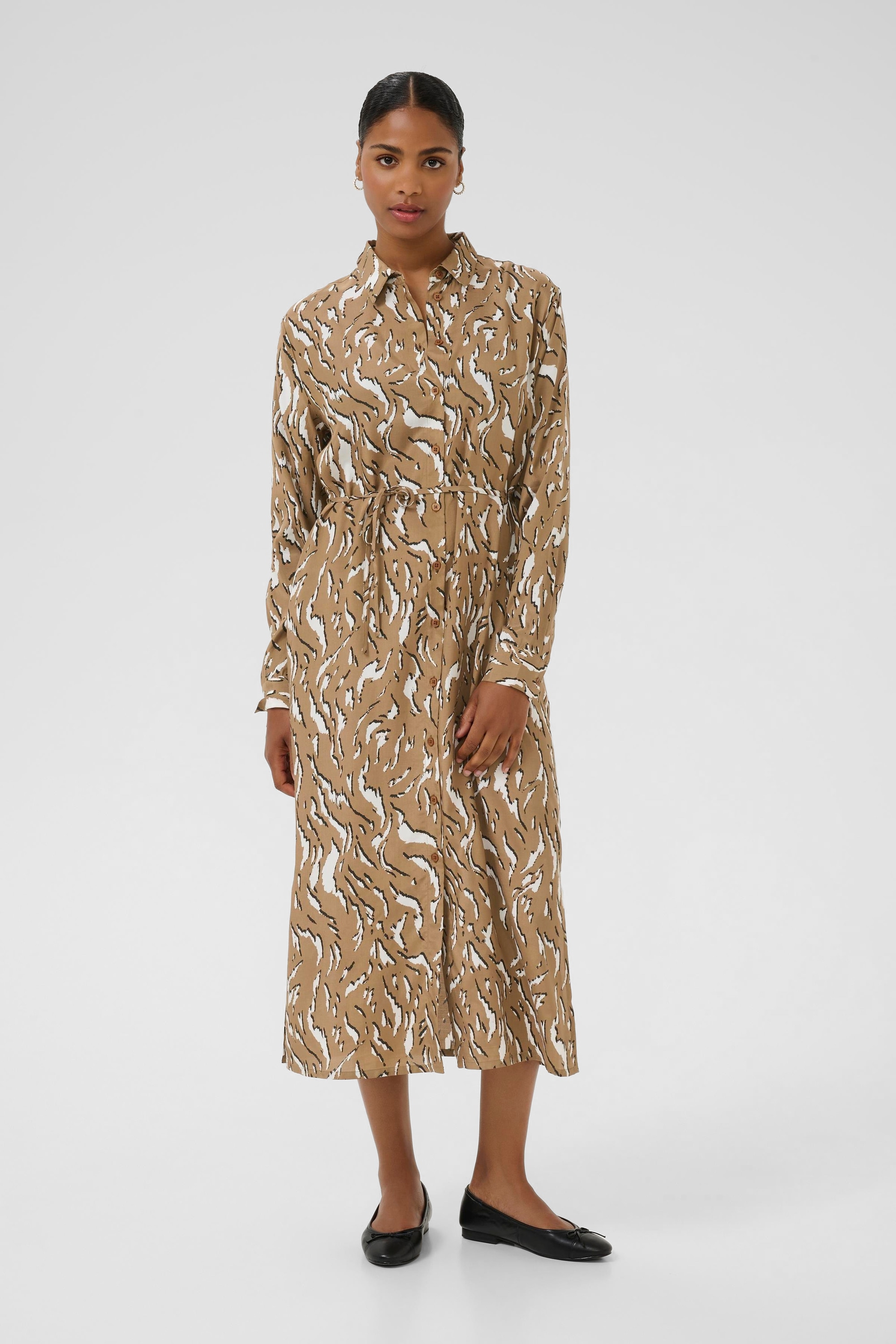 KAFFE Midikleid »Damen Kleid KAmille«