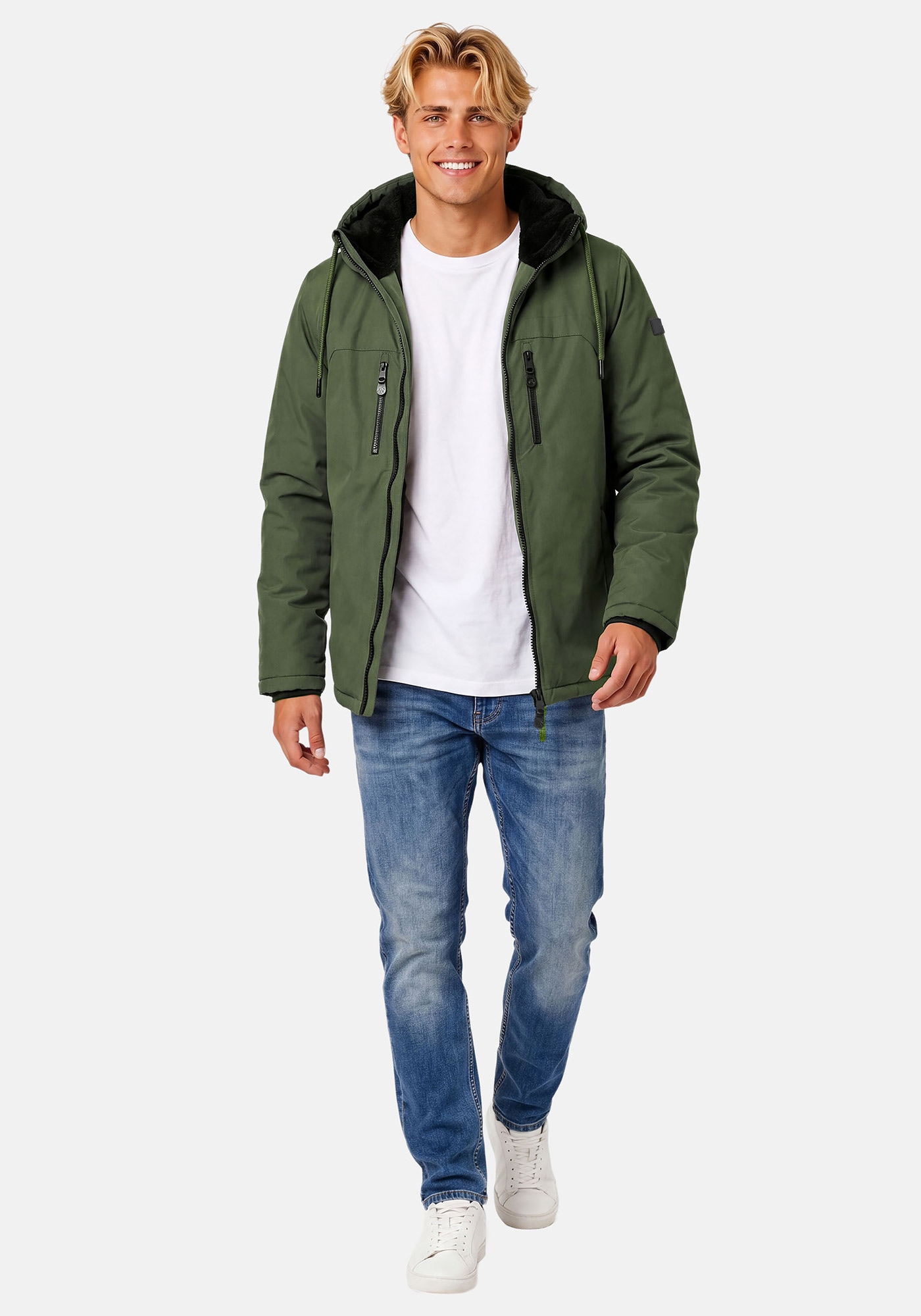 Alessandro Salvarini Winterjacke "ASMori" mit warmem Teddyfell