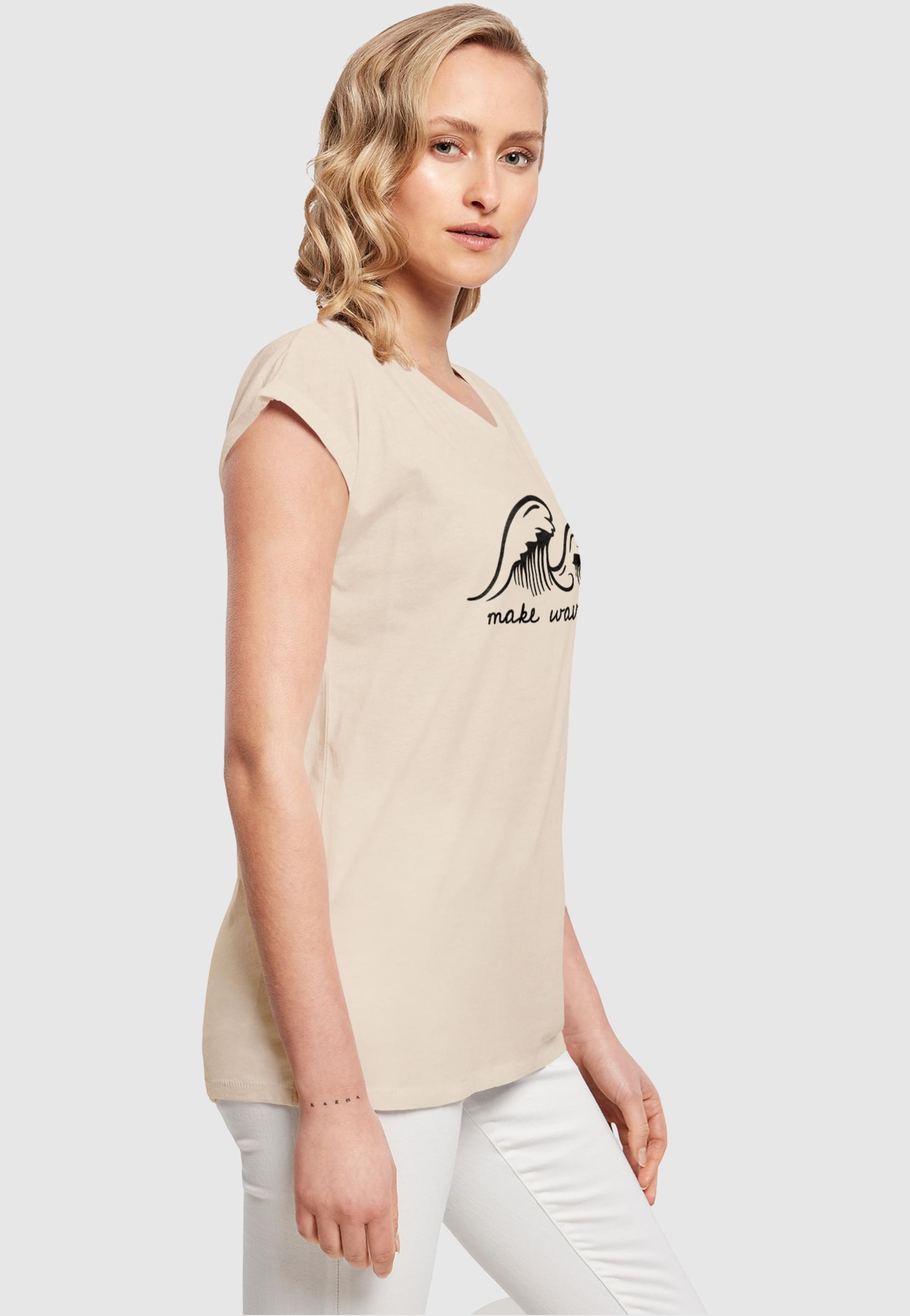 Merchcode T-Shirt »Merchcode Damen Ladies Summer - Make waves T-Shirt«, (1 tlg.)