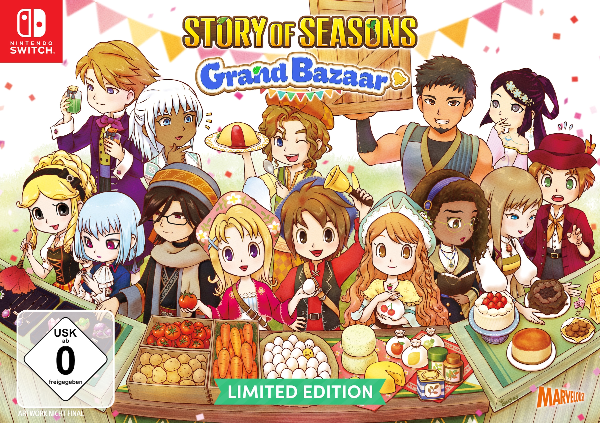 MARVELOUS GAMES Spielesoftware "Switch Story of Seasons: Grand Bazaar Limited Edition", Nintendo Switchohne farbbezeichnung, Spielesoftware