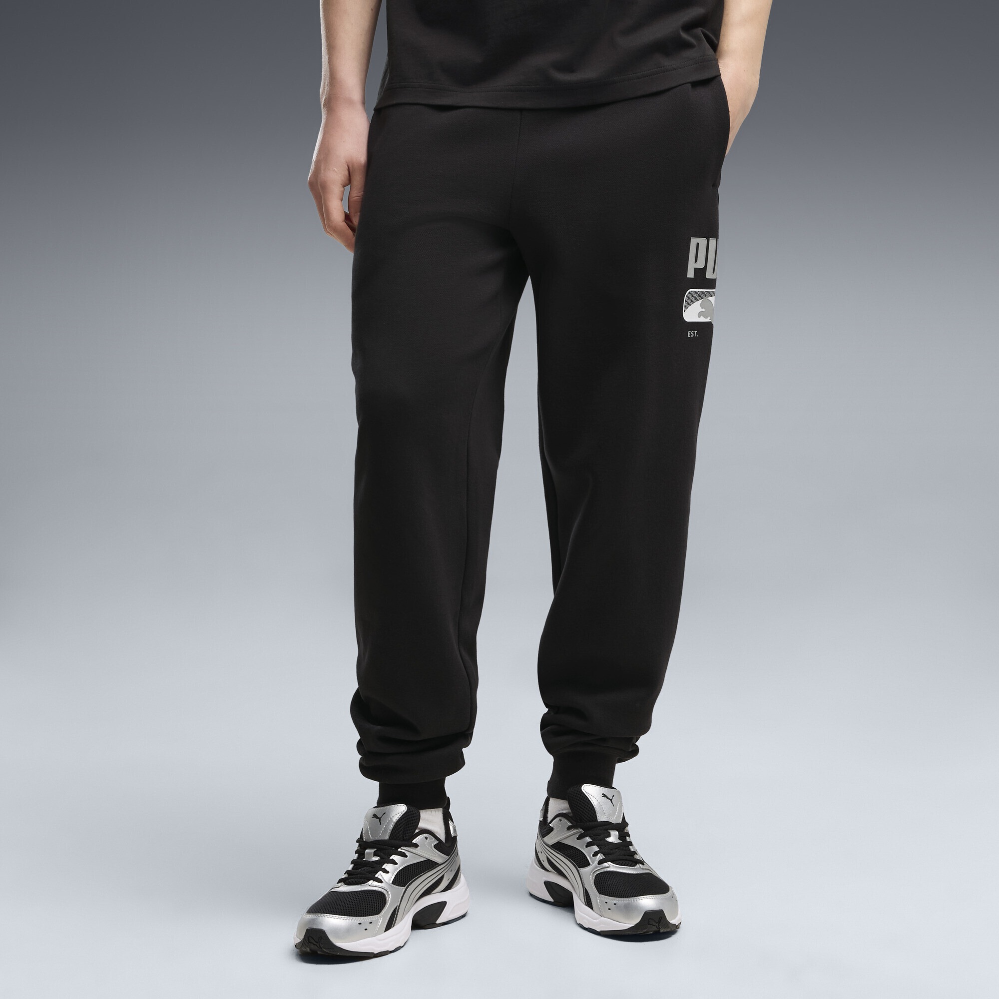 PUMA Sporthose »PUMA Sport Logo Play Fleece Sweathose Herren«
