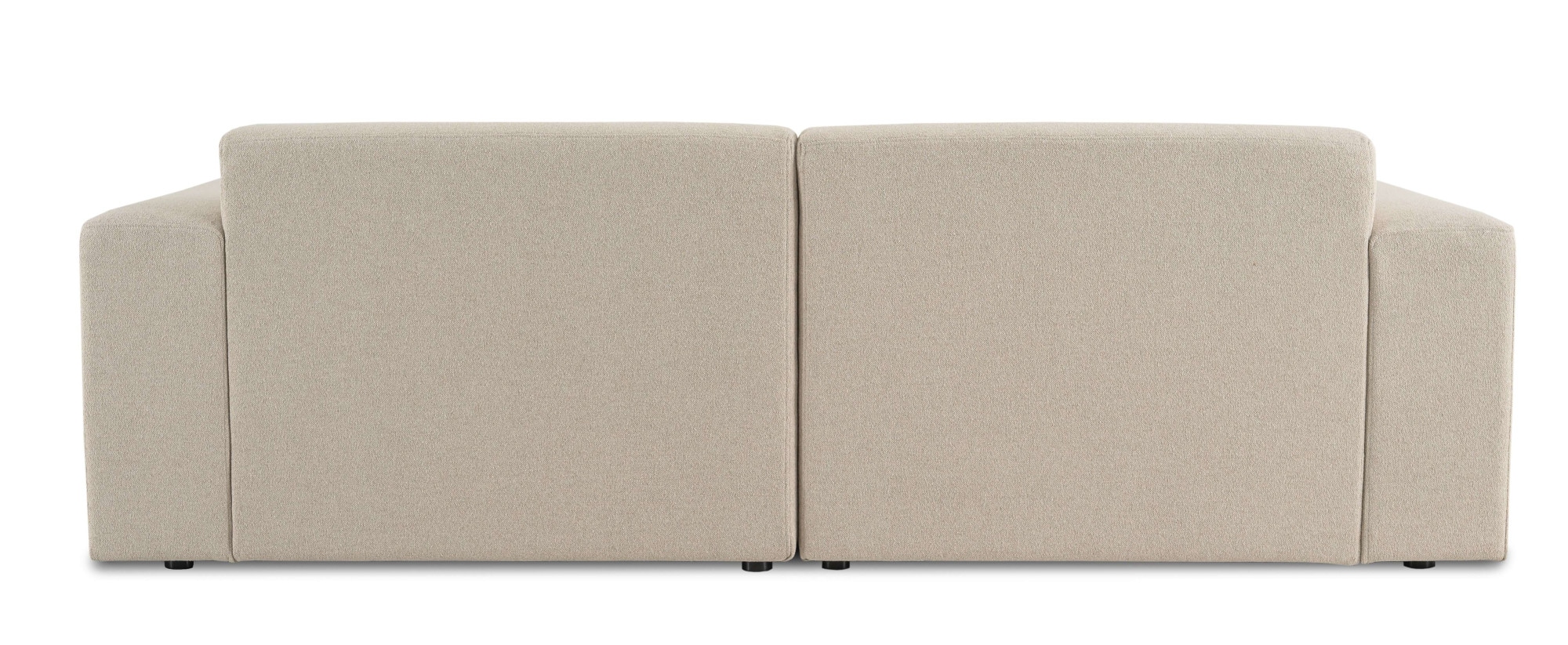 INOSIGN 3-Sitzer »Koa, 228 cm, Modulsofa in Webstoff, Cord, Struktur«, Designsofa, weicher Lounge-Sitzkomfort, Welleunterfederung, bodentief