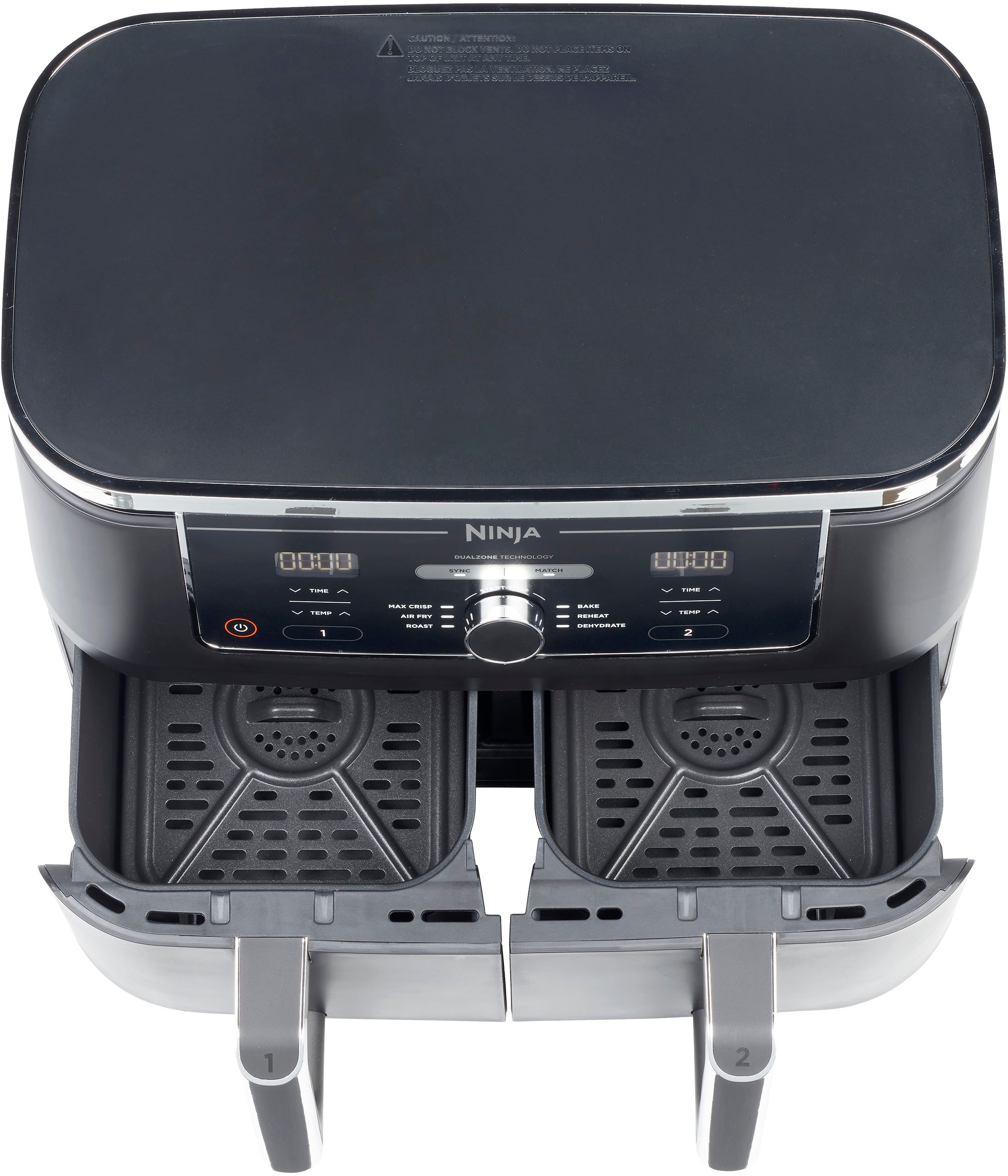 NINJA Heißluftfritteuse "Foodi AF400EU Dual Zone Airfryer" 2470 W Kapazität günstig online kaufen