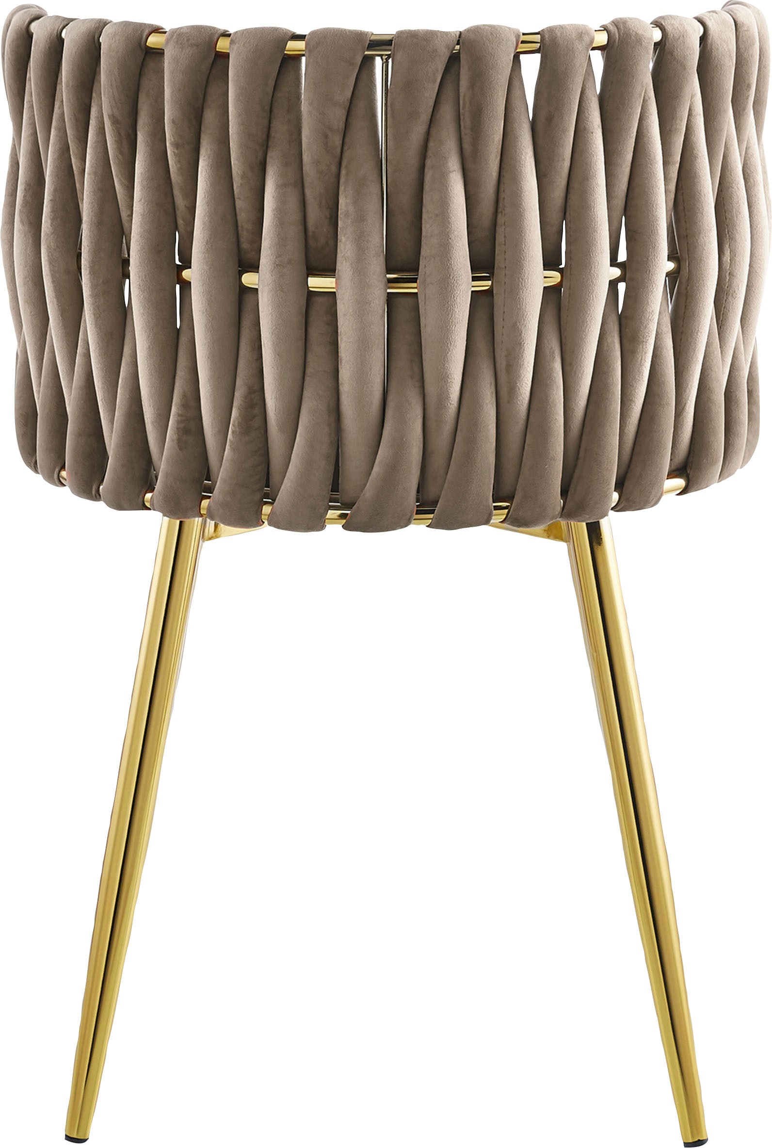 Kayoom Esszimmerstuhl »Stuhl Milla 125 2er-Set,tolles Design der Rückenlehne,runde Sitzfläche«, (Set), 2 St., Stoffbezug, samtweicher Bezug, hochwertig, vielseitig einsetzbarer Stuhl