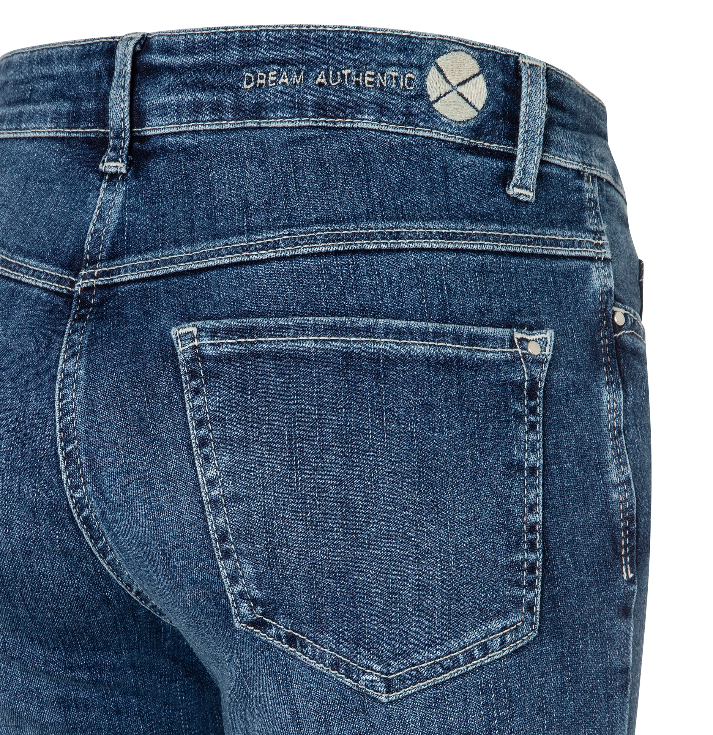 MAC 7/8-Jeans »DREAM cropped auth.« Innovativer Hyperstretch Denim mit figurformendem Shaping-Effekt