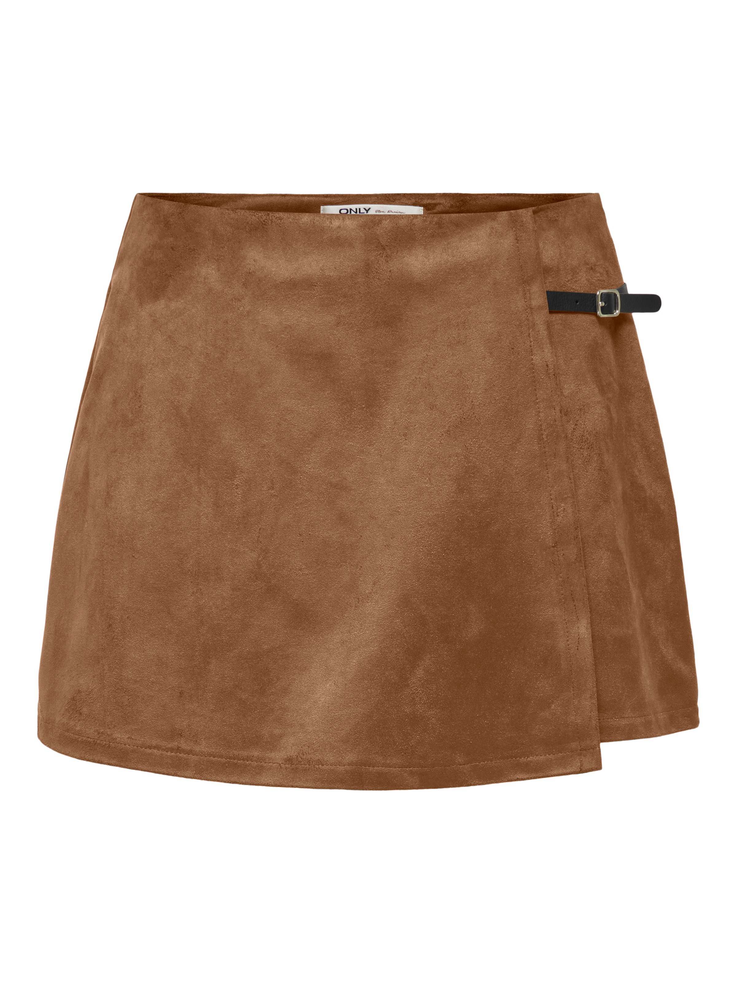 ONLY Hosenrock »ONLTAVIA HW FAUX SUEDE SKORT PNT« Materialmix, Wildlederimitat