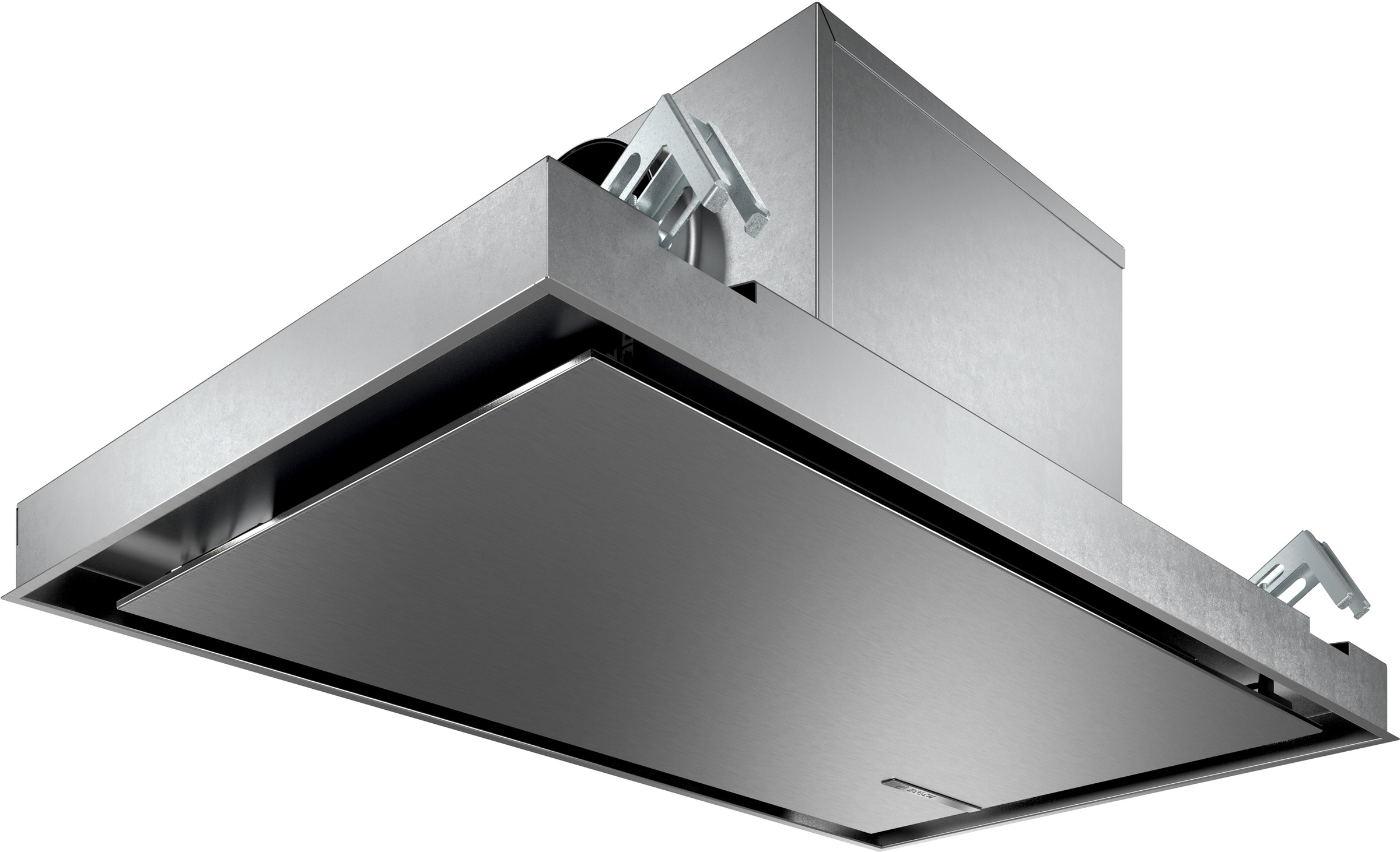 BOSCH Inselhaube "DRC97AQ50", B:90cm T:50cm, silber, Dunstabzugshauben, Leicht zu reinigender Innenraum & leiser SilentPowerDrive Motor