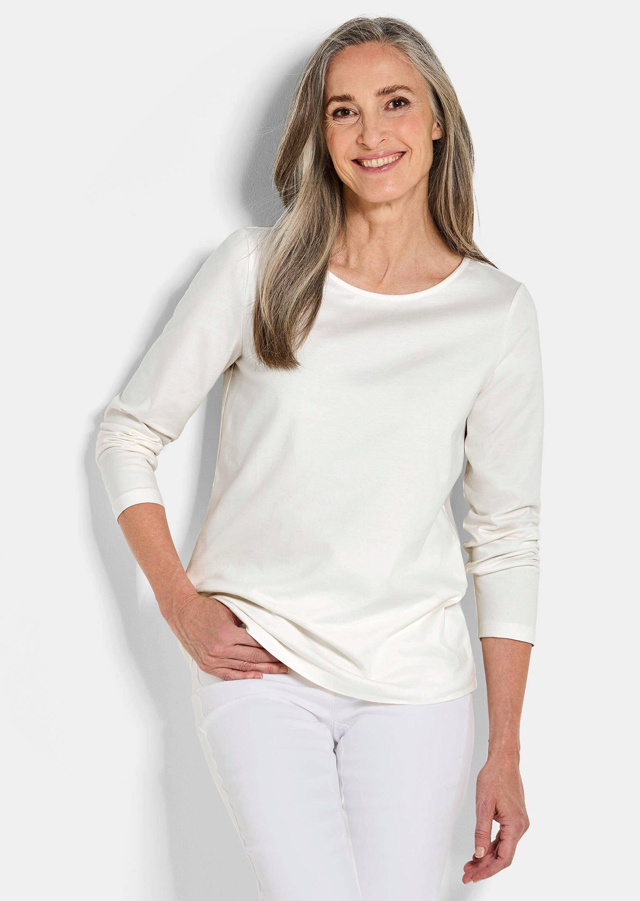 GOLDNER Kurzarmshirt »Kurzgröße Shirt im 3er-Pack aus Baumwoll-Jersey«