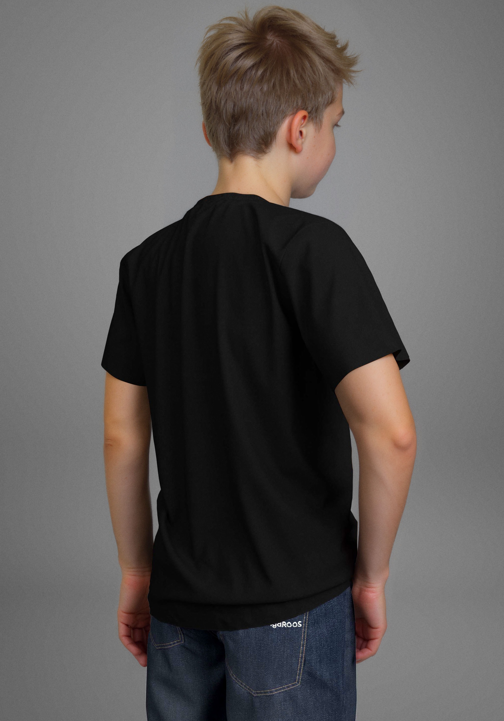 H.I.S T-Shirt »2 T-Shirts mit Logoprint«, (Packung, 2 tlg.), NEU: HIS für TEENS! 2er Pack T-Shirts