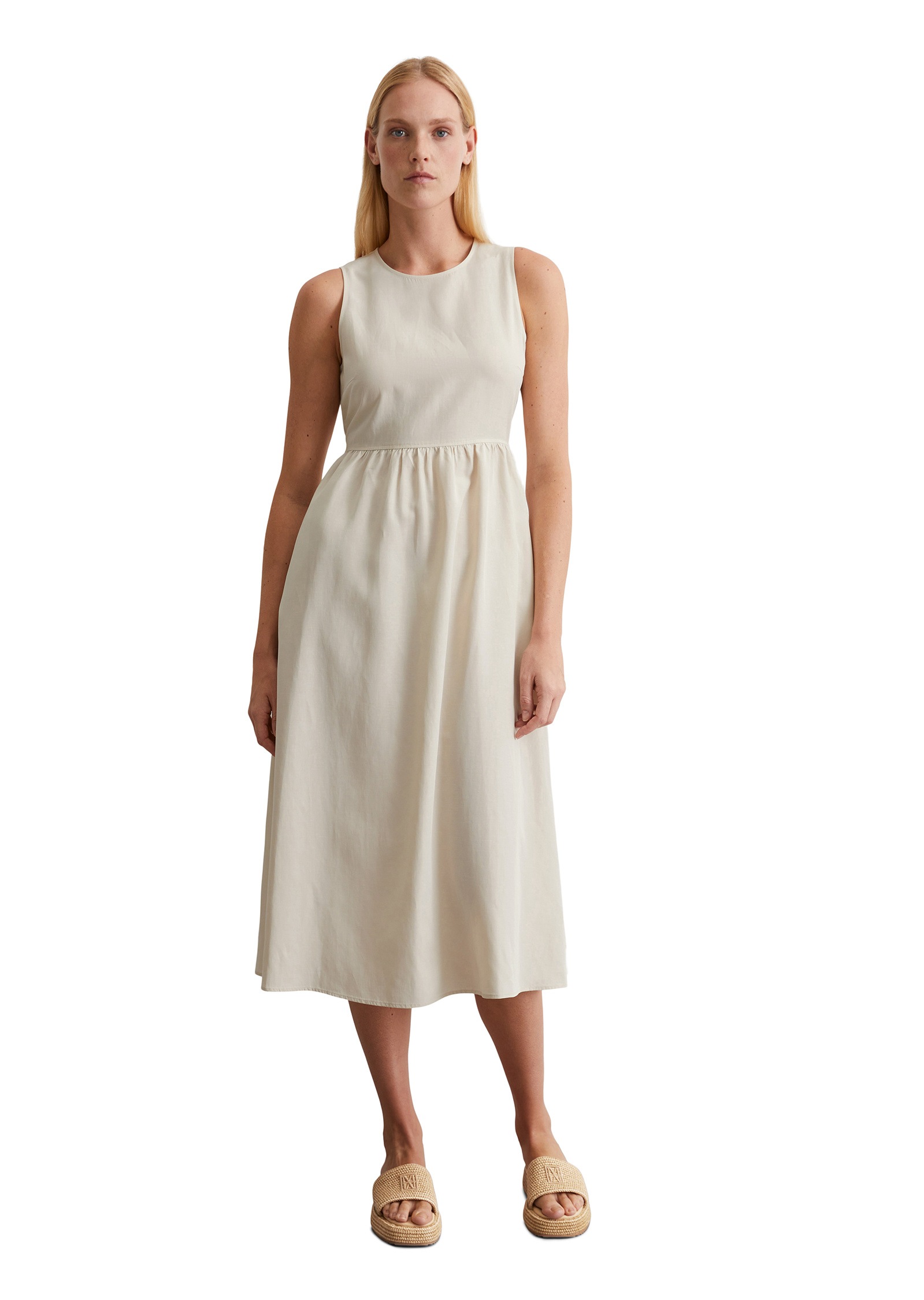 Marc O'Polo Midikleid »aus TENCEL™ Lyocell-Leinen-Mix«