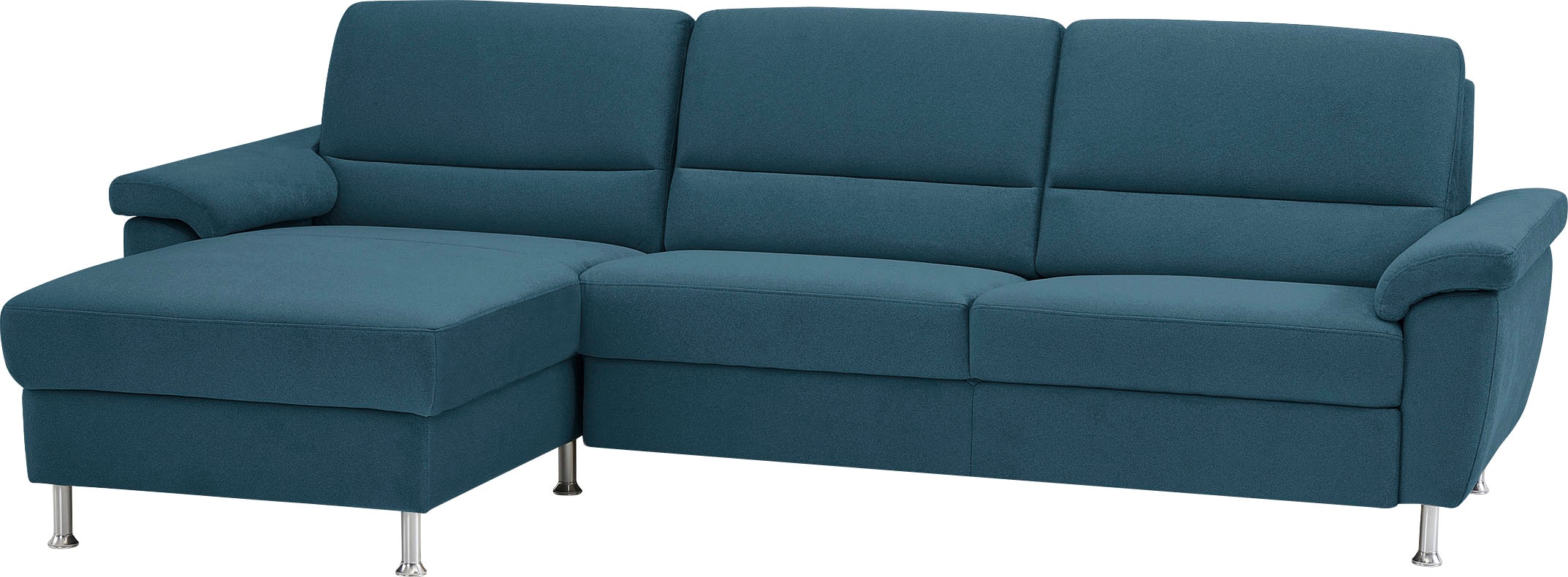 CALIZZA INTERIORS Ecksofa »Onyx L-Form«, Recamiere links oder rechts, wahlweise mit Bettfunktion, Breite 270 cm