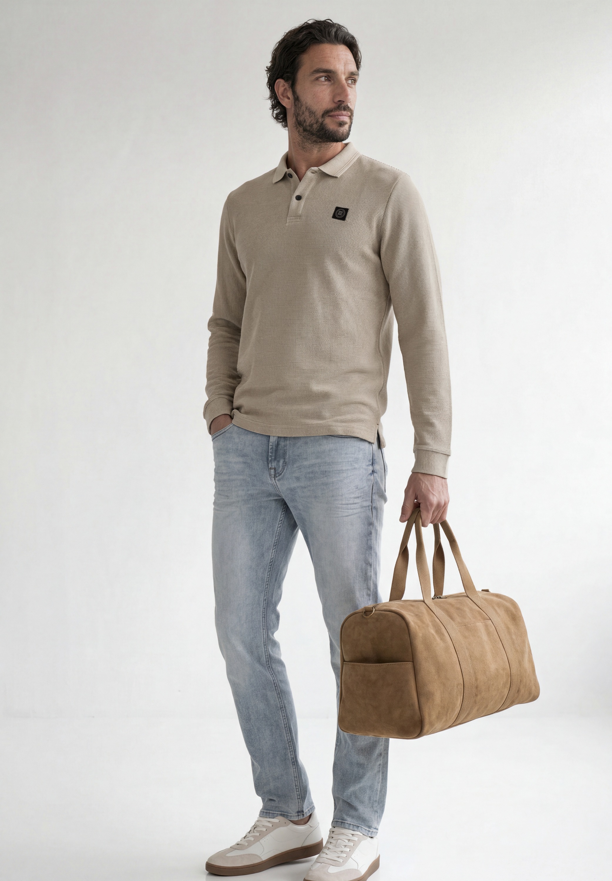 STREET ONE MEN Poloshirt im soften Baumwoll-Mix