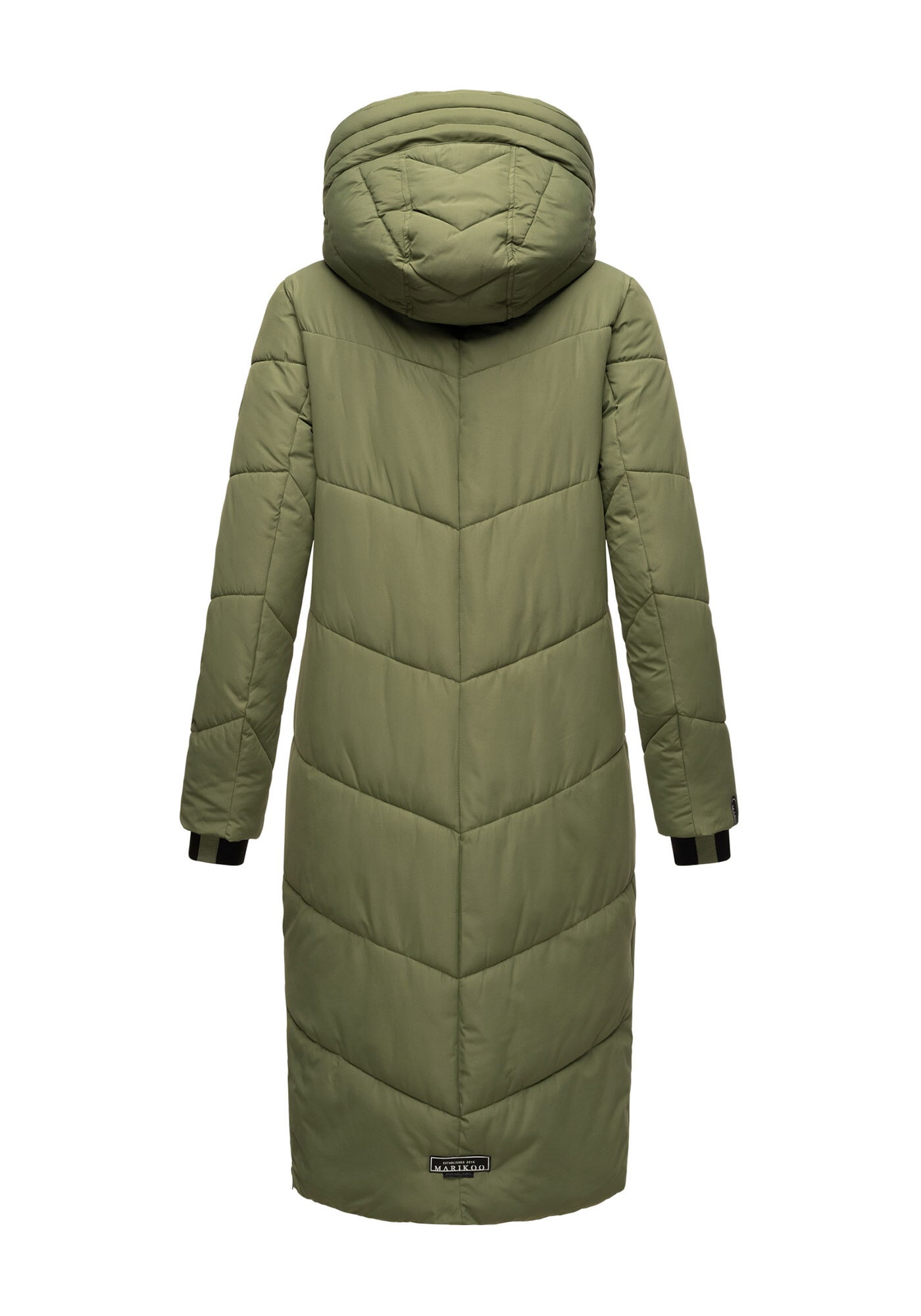 Marikoo Winterjacke »Nadaree XVI« Stepp Mantel mit großer Kapuze