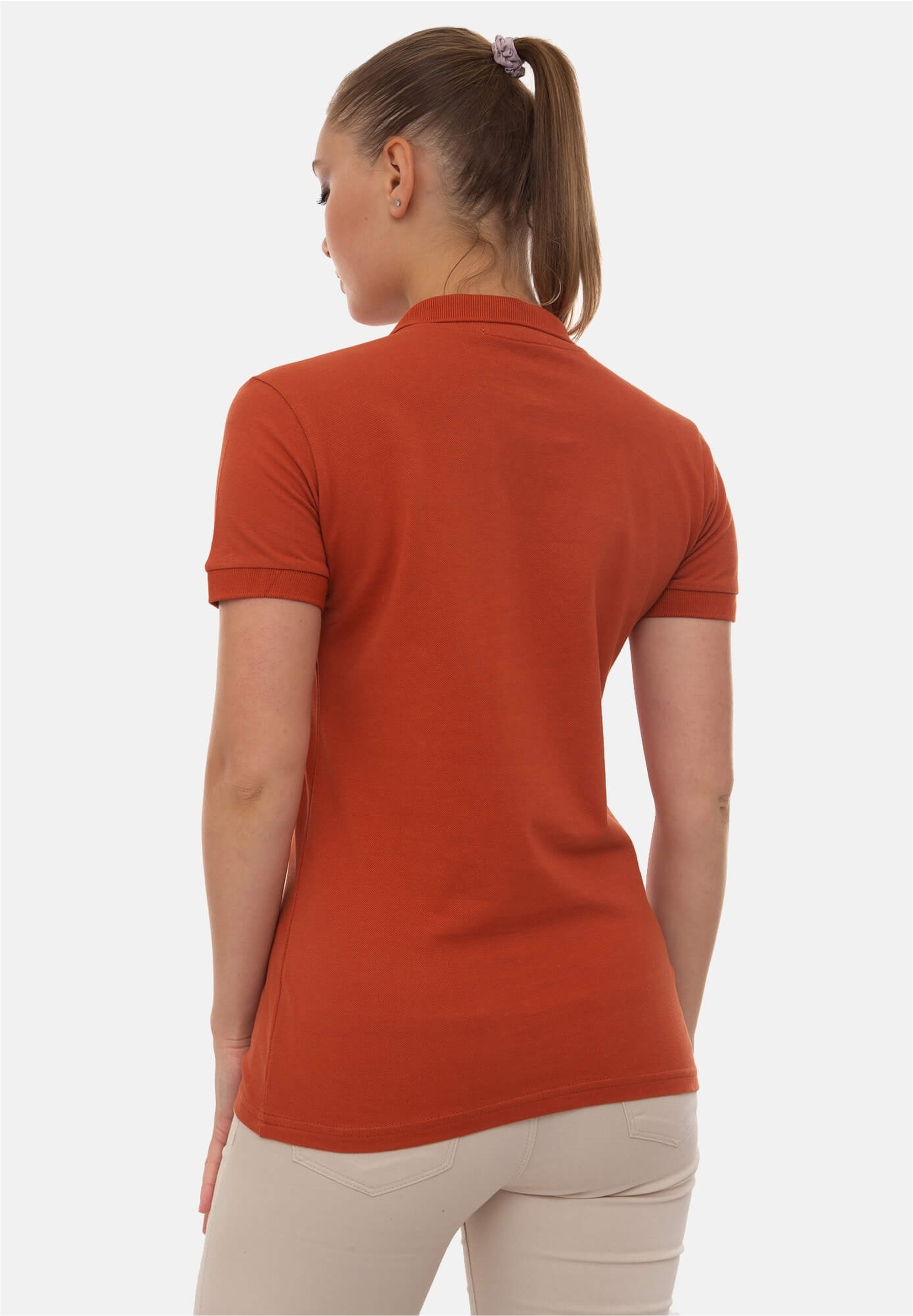 Sir Raymond Tailor Angie Polo Shirt Orange S 3