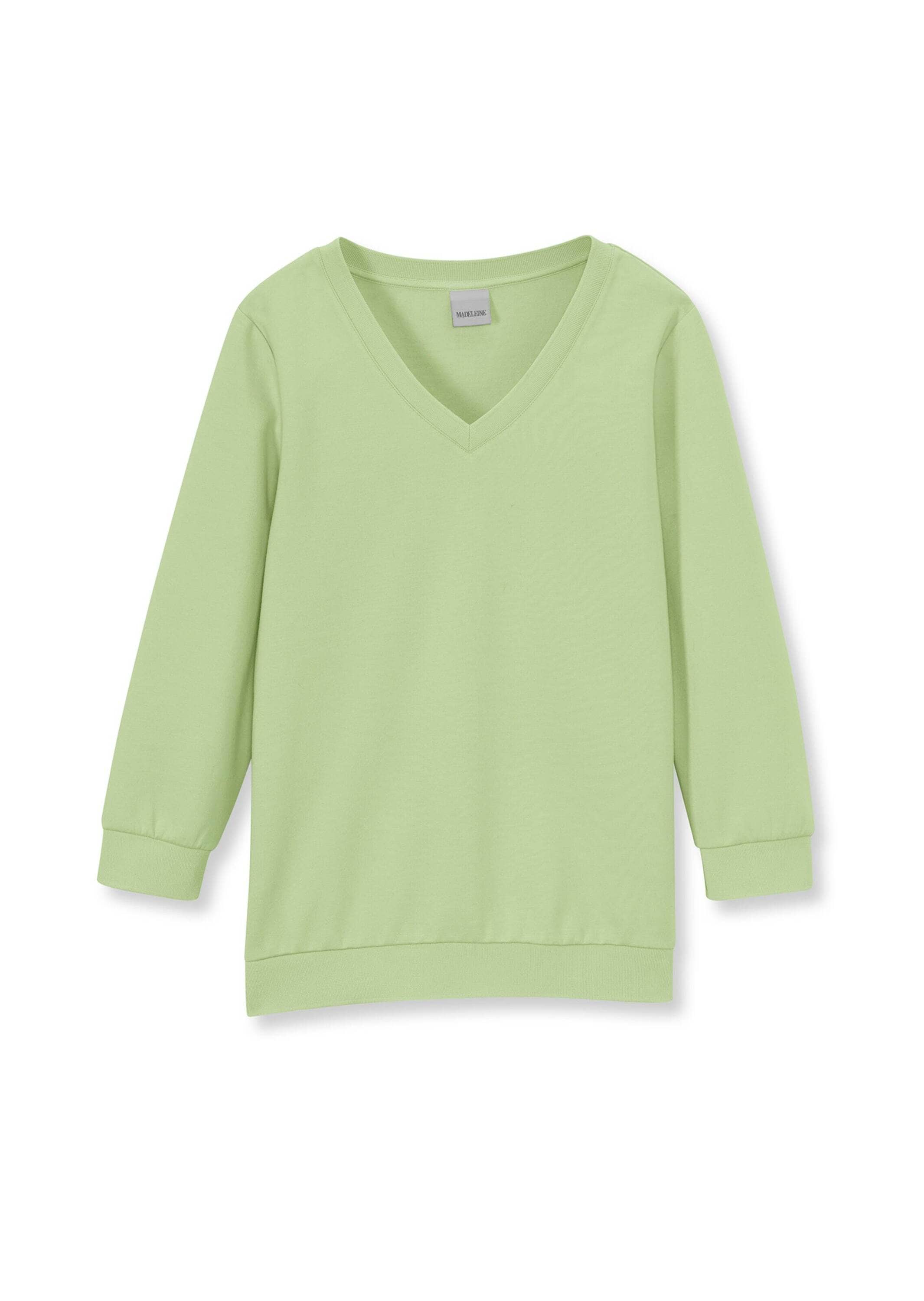 MADELEINE 3/4-Arm-Shirt "Sweatshirt Sweatshirt mit 3/4-langen Ärmeln." günstig online kaufen