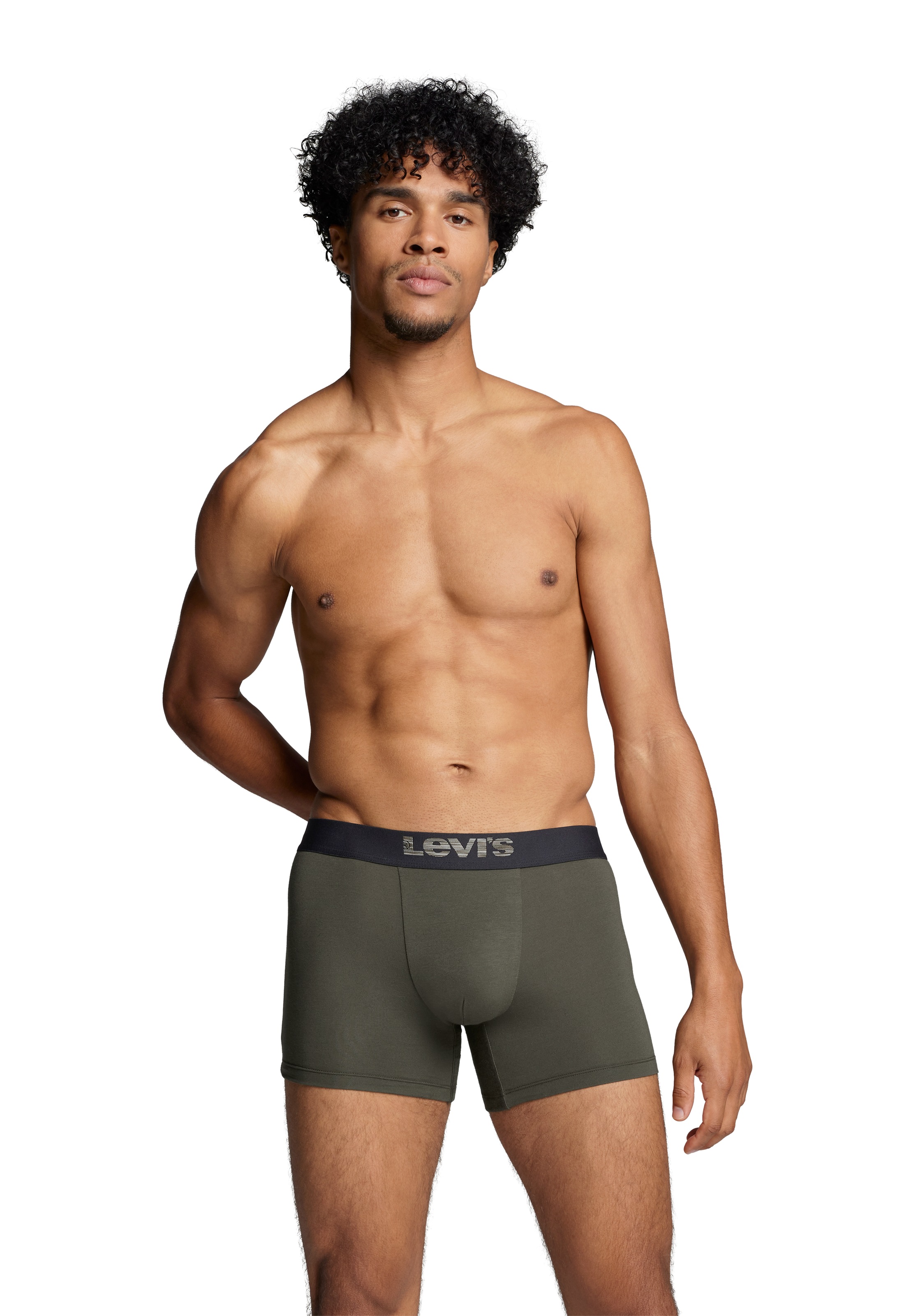 Levis Boxershorts "LEVIS MEN MEL WB BOXER BRIEF ORG CO 2P", (2er Pack), mit günstig online kaufen