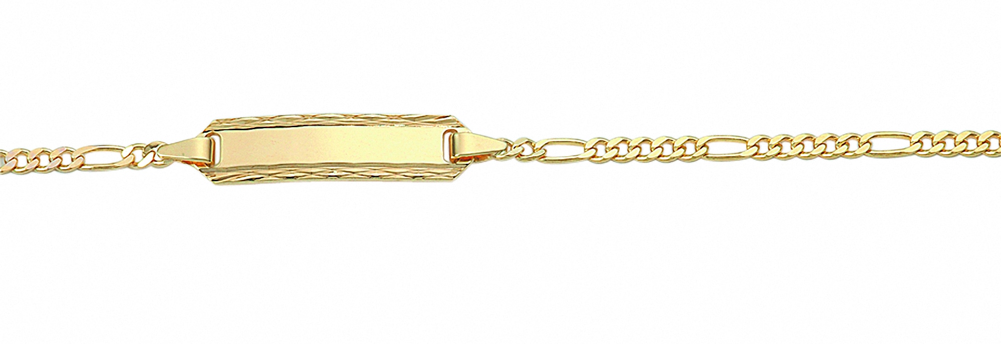 Adelia´s Goldarmband »Damen Goldschmuck 585 Gold Figaro Armband 14 cm«, 585  Gold Figarokette Goldschmuck für Damen online bestellen | BAUR