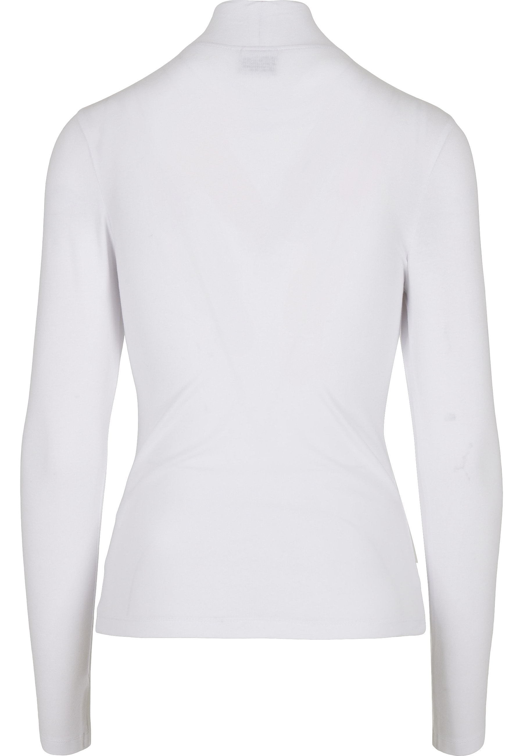 URBAN CLASSICS Langarmshirt »Urban Classics Damen Ladies Cut-Out Turtleneck Longsleeve« 1 Stk.