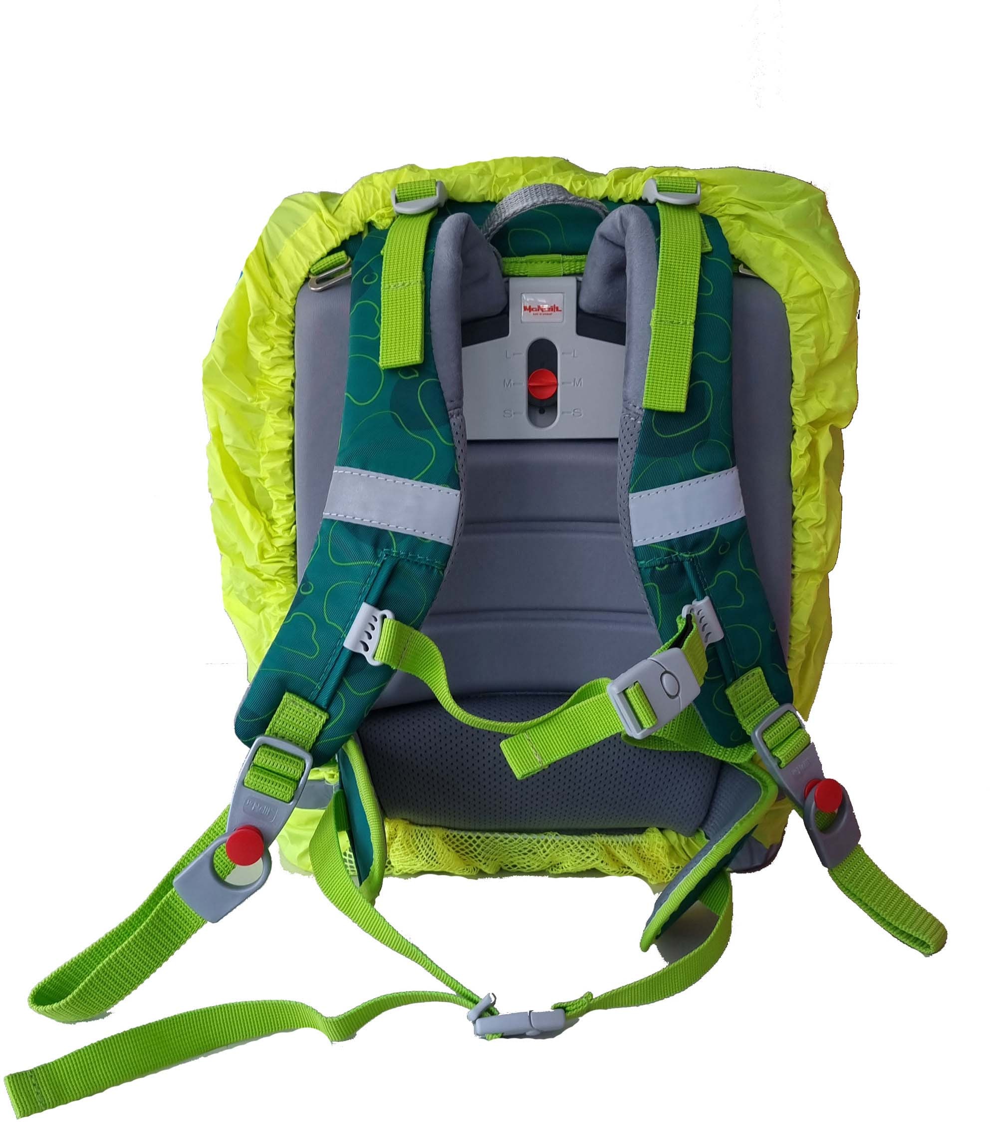 McNeill Rucksack-Regenschutz »Regenhaube für McNeill Schulranzen, neongelb«
