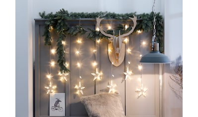 LED-Lichtervorhang »Sterne, Weihnachtsdeko aussen«