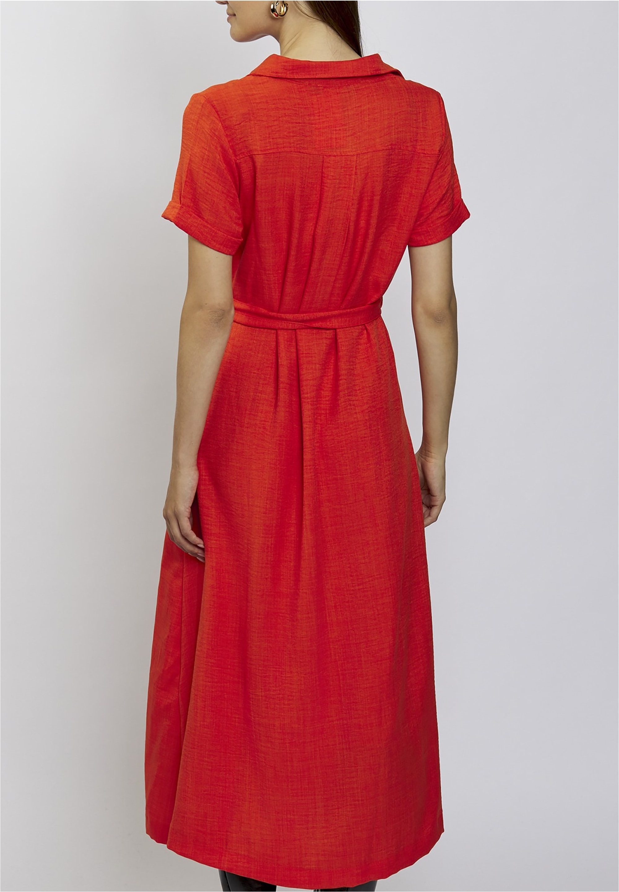freshlions Jerseykleid »Long Button up«, mit langem Schnitt