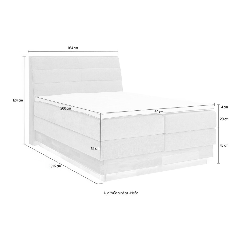 OTTO products Boxspringbett »Jenna«