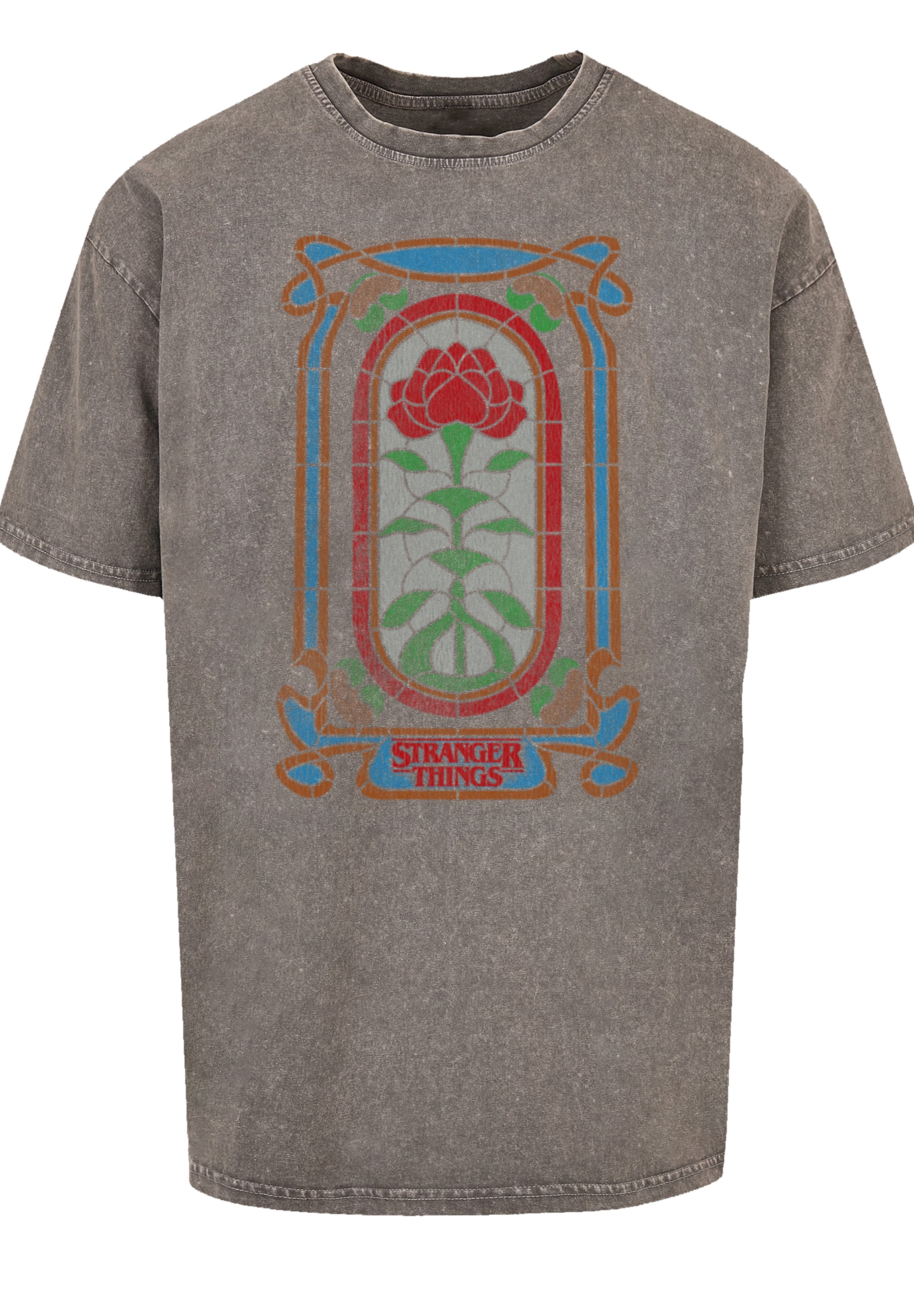 F4NT4STIC T-Shirt »Stranger Things Rose Window Netflix TV Series«, Premium Qualität