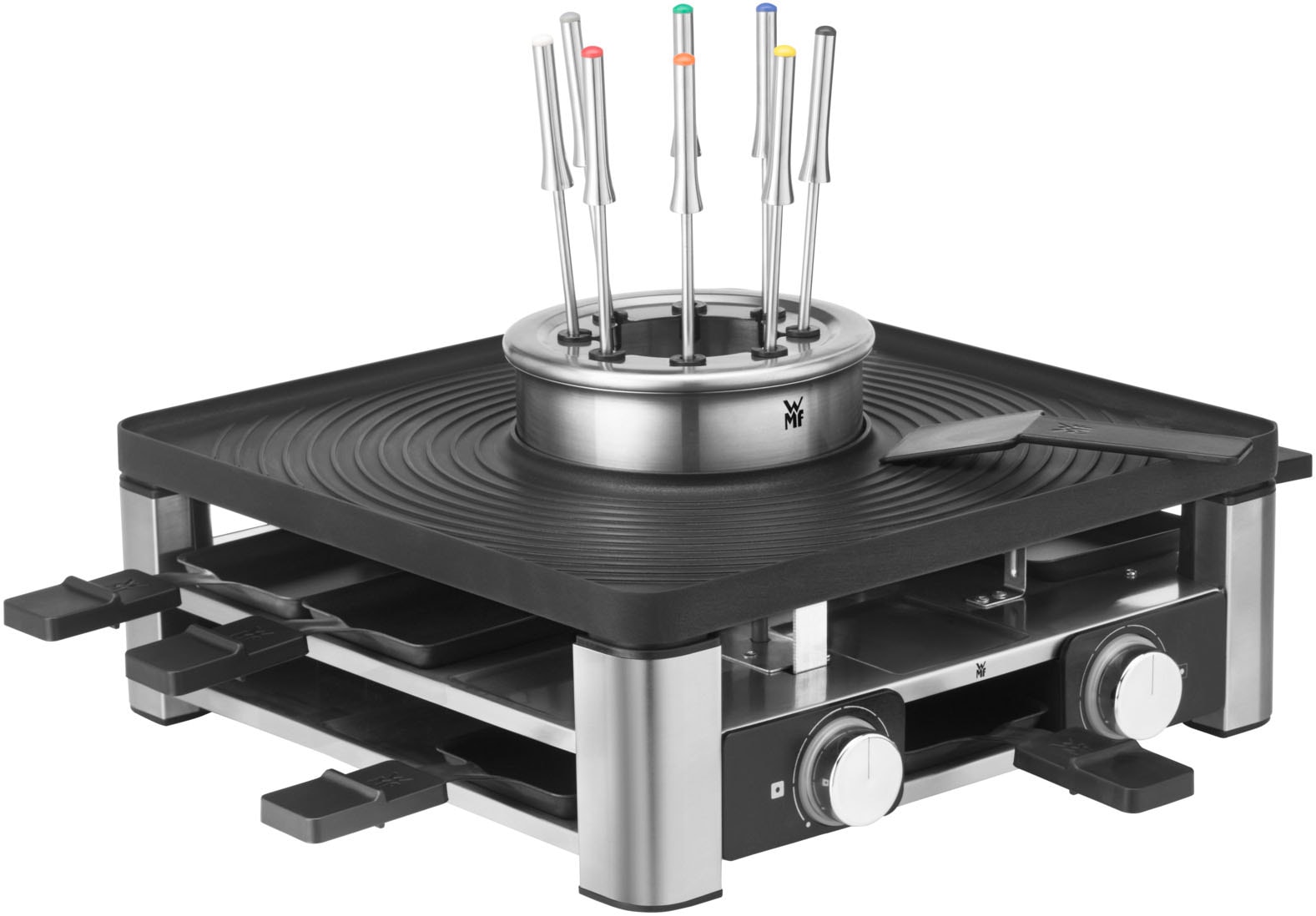 WMF Raclette "Lumero Gourmet Station 3-in-1, Raclette, Fondue und Indoor-Gr günstig online kaufen