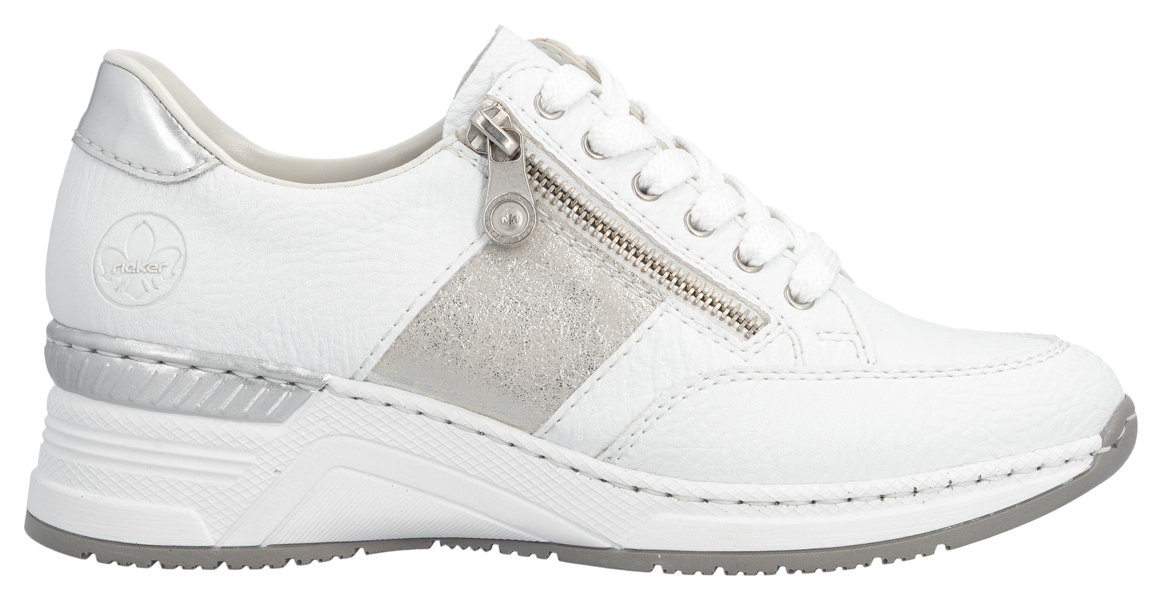 Rieker Keilsneaker  , Schnürschuh, Halbschuh, Sneaker mit loser Einlage, schmale Form