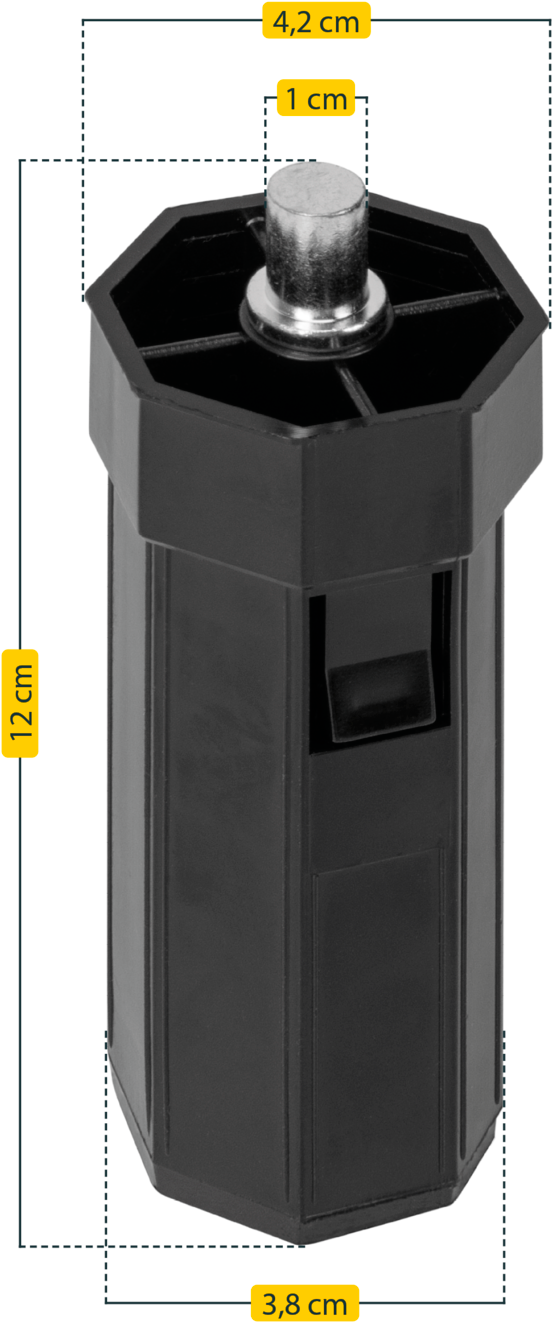 SCHELLENBERG Walzenhülse »Mini und Maxi für 40 mm und 60 mm Achtkantwellen«, Rollladenzubehör zur Verbindung von Rollladenwelle und Wandlager