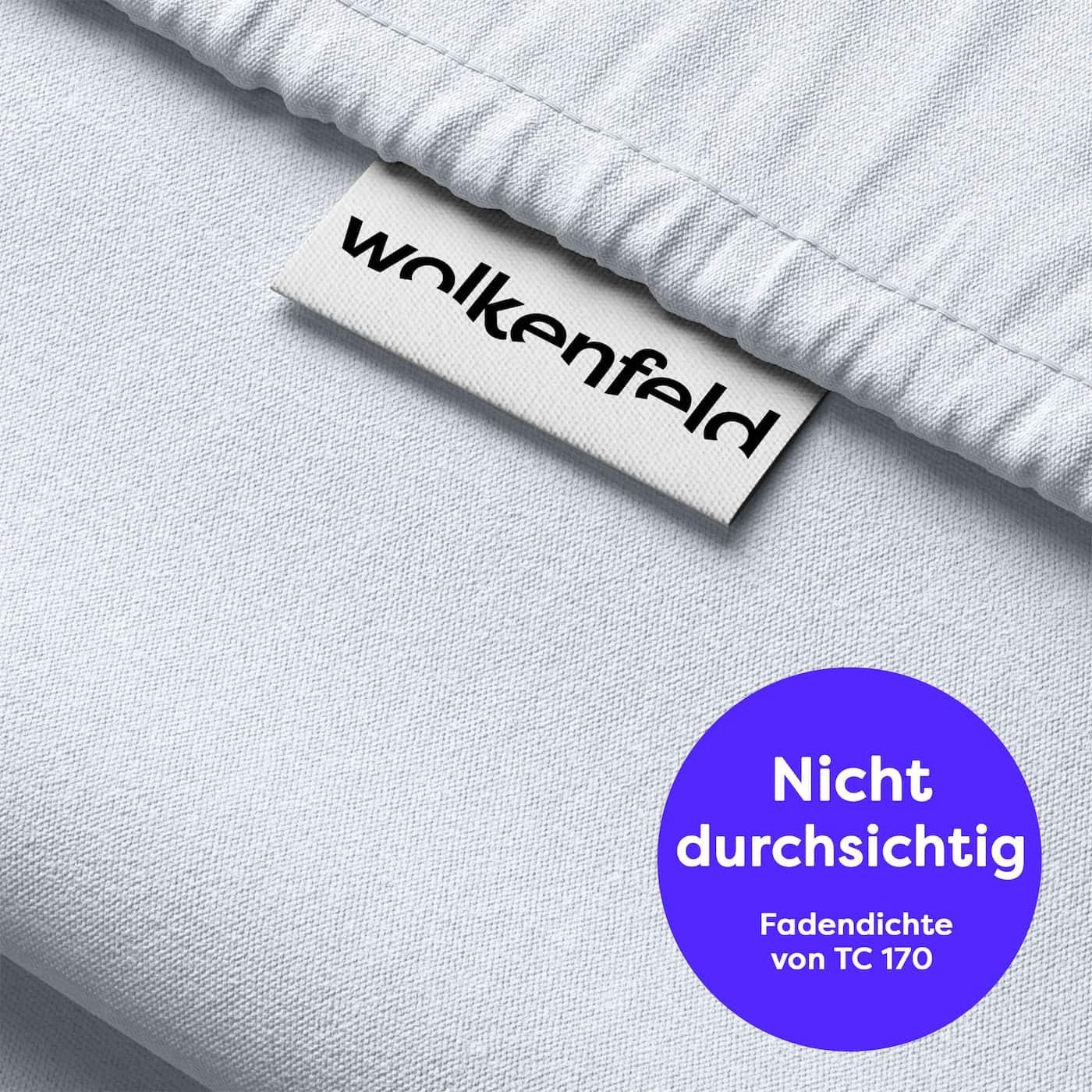 Wolkenfeld Bettwäsche "Renforcé Bettwäsche Baumwolle - Natürlich weiches Sc günstig online kaufen