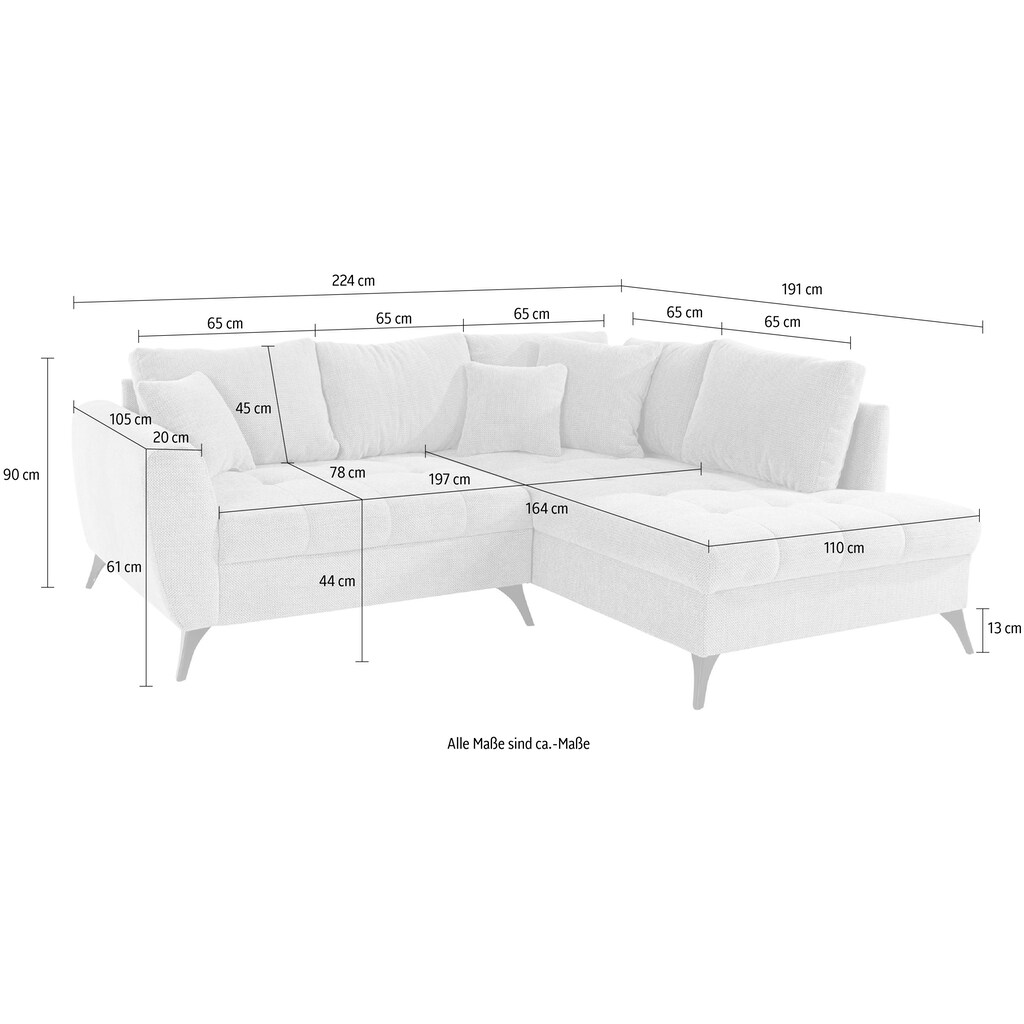 INOSIGN Ecksofa »Lörby L-Form«