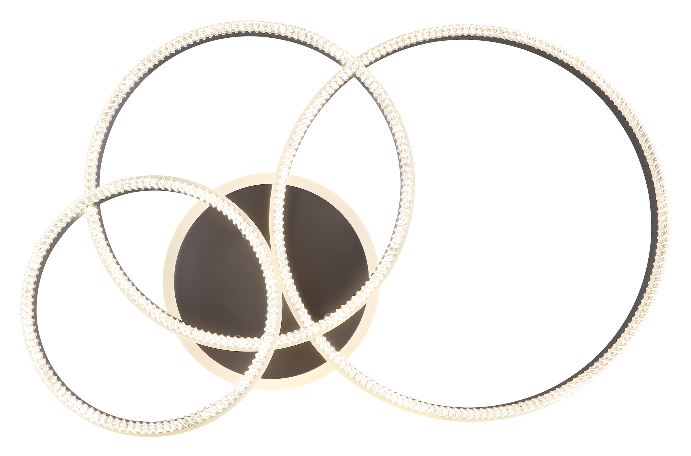 GLOBO LIGHTING Deckenleuchte »FRANCINE« LED-Modul 1 Stk. Große dimmbare Deckenleuchte, smart, Fernbedienung, elegant