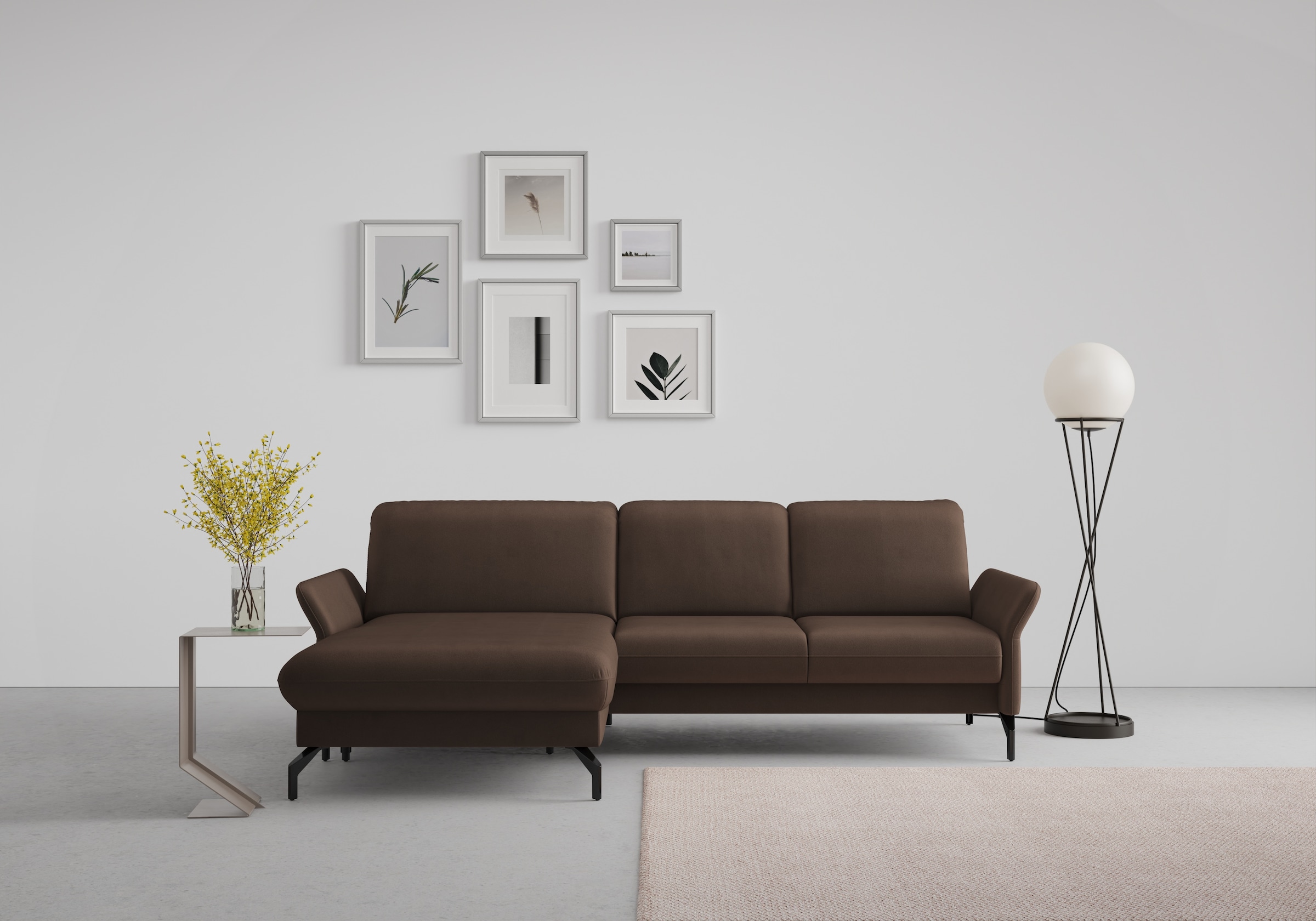 sit&more Ecksofa "Fashion L-Form", wahlweise mit Kopfteilverstellung und Vo günstig online kaufen