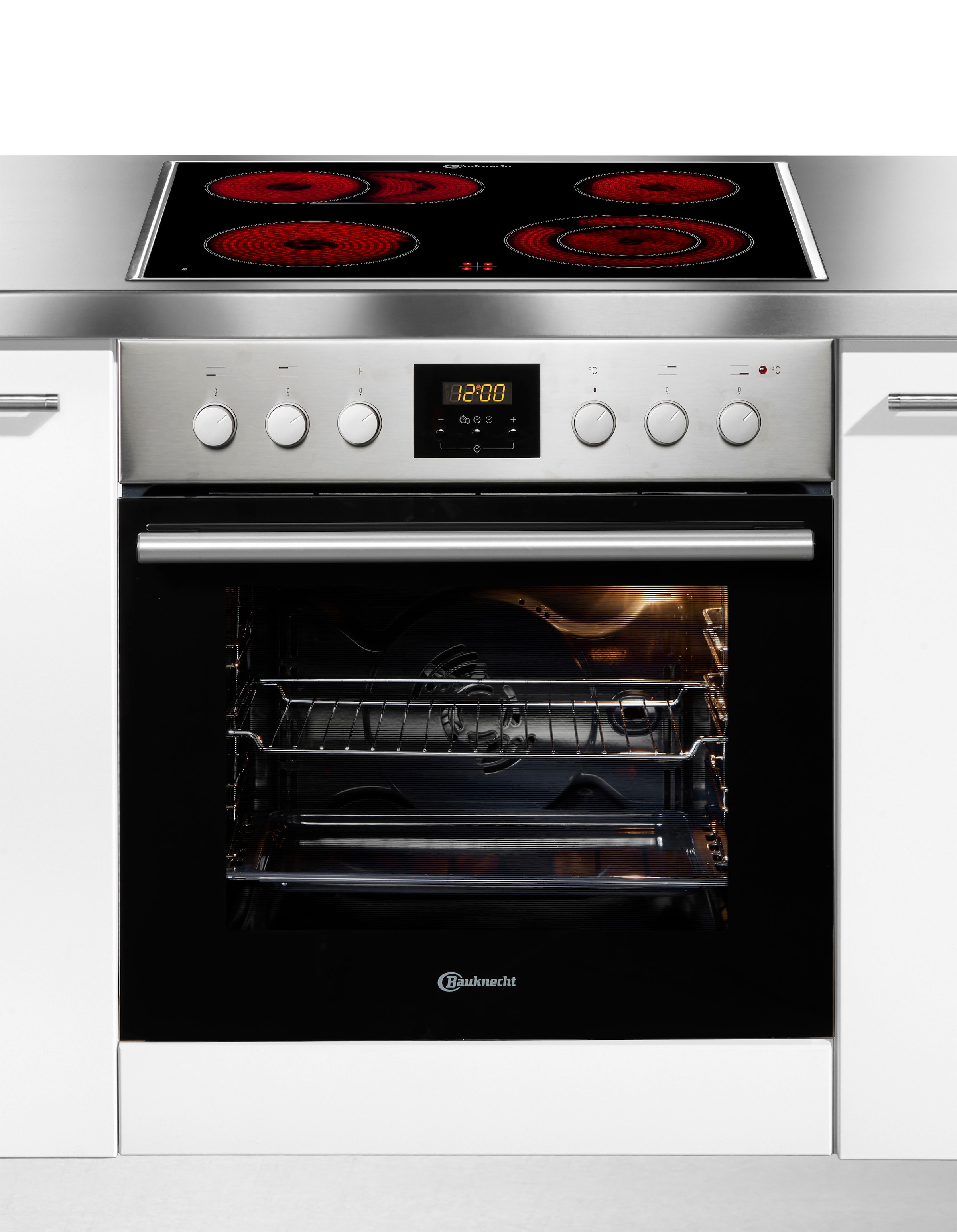 BAUKNECHT Elektro-Herd-Set "HVP2 KH5V IN" Hydrolyse Bräterzone – Zuschaltba günstig online kaufen