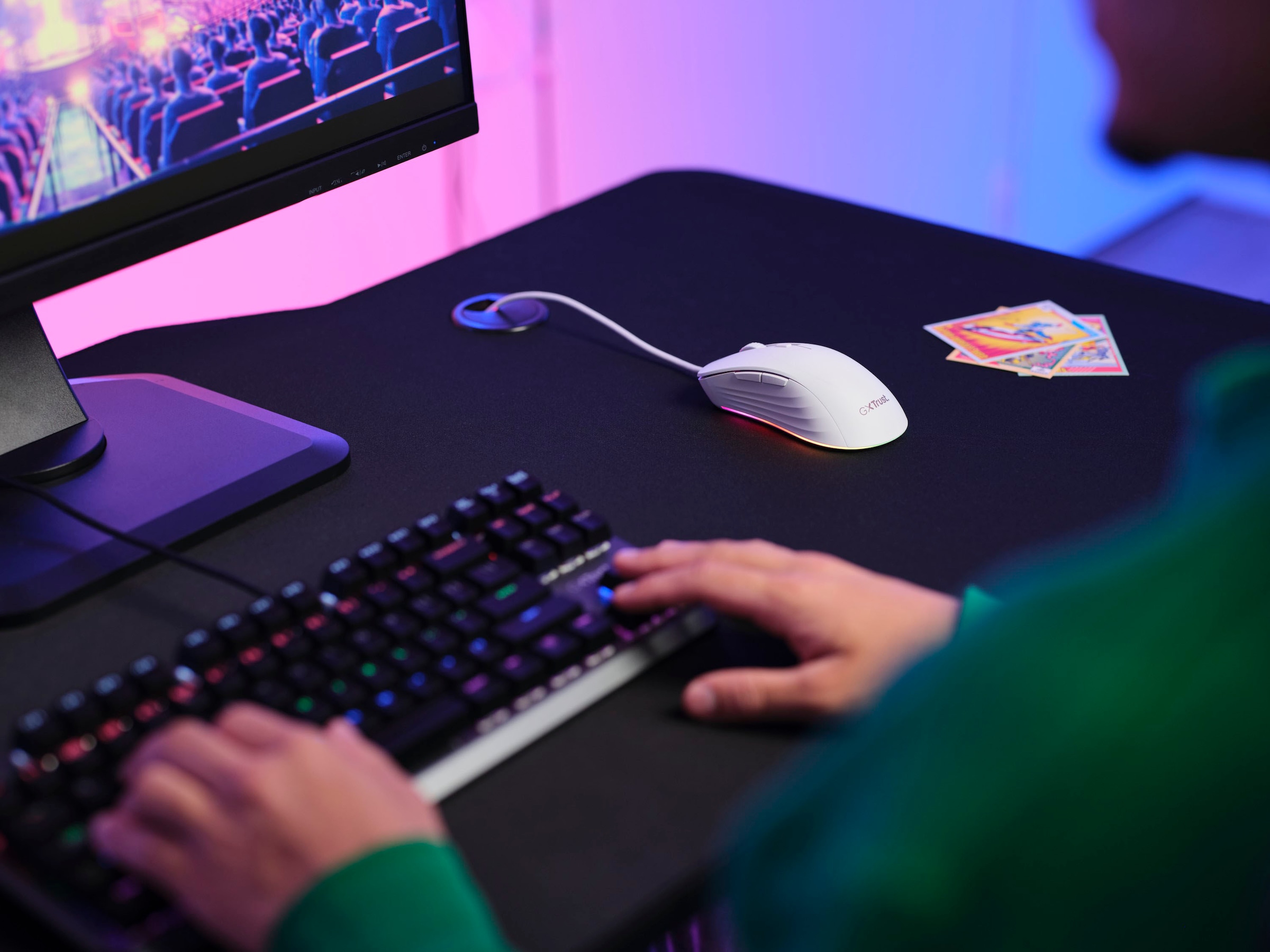 Trust Gaming-Maus »GXT924W Ybar+«, kabelgebunden