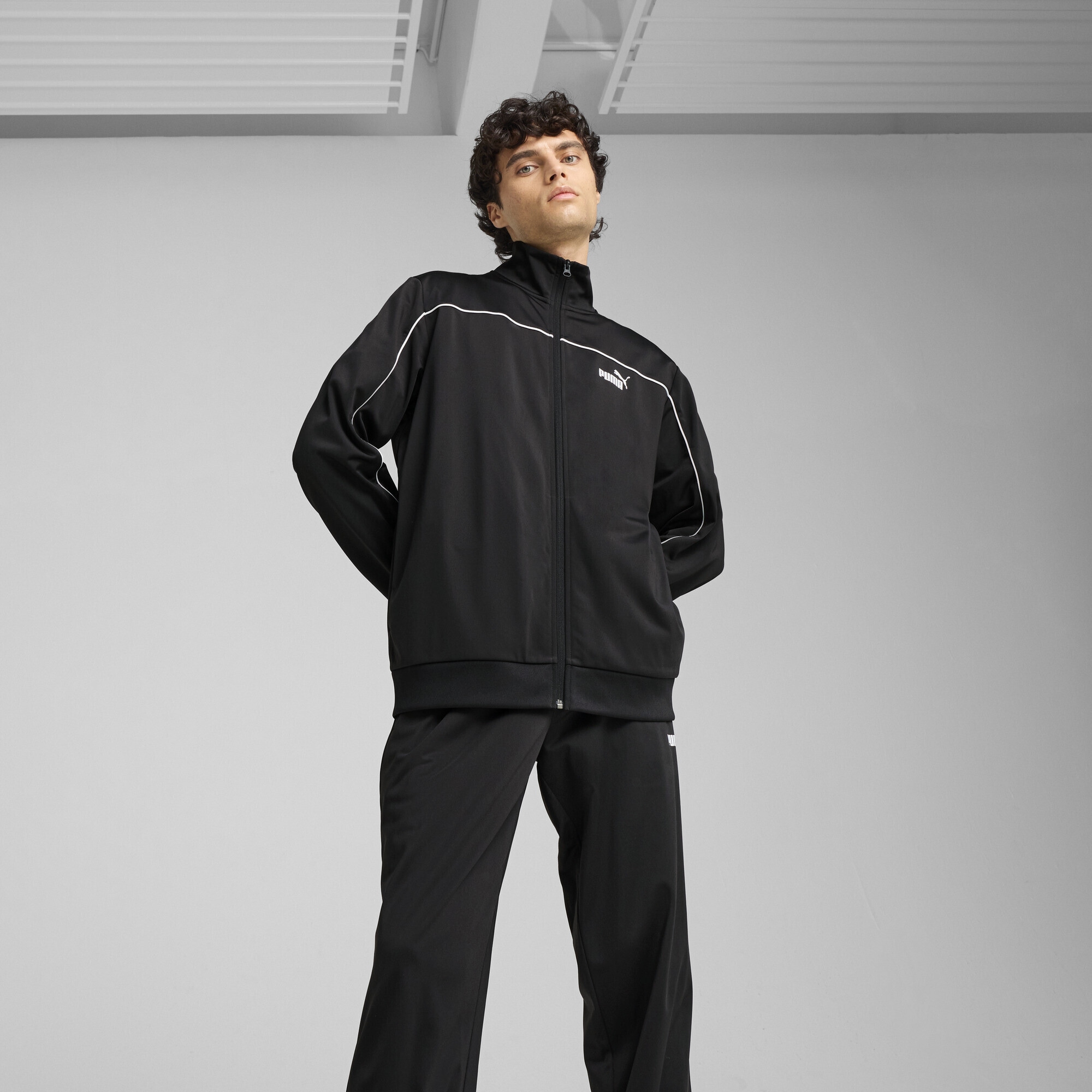 PUMA Jogginganzug »Poly Trainingsanzug mit Paspeln Herren«